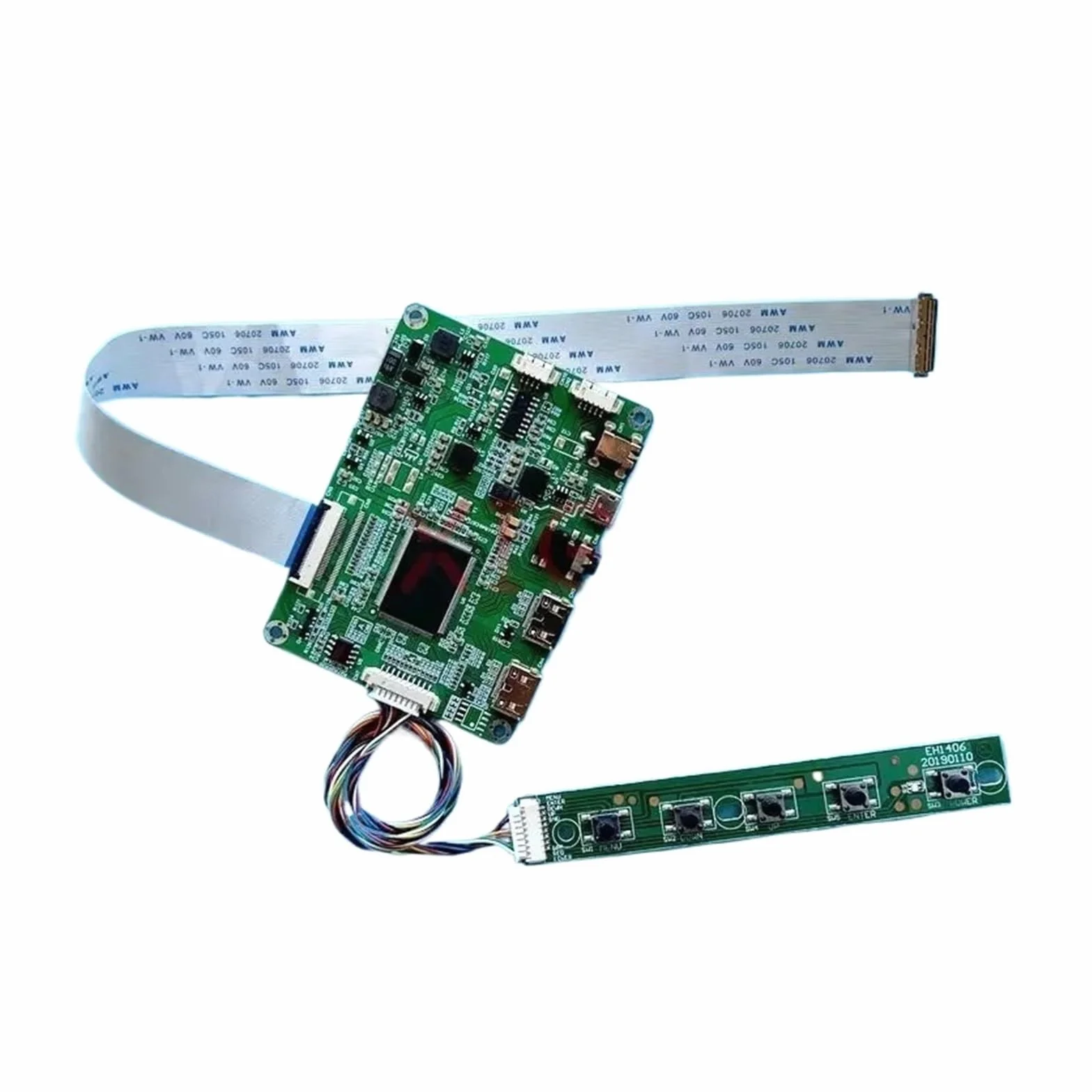 Placa Controladora Compatible con HB140FH1 NT140FHM NV140FHM Kit Pantalla De Ordenador Portátil 14 "30 Pines EDP 1920 * 1080 Compatible con HDMI Mini USB Micro Accesorios(For HB140FH1-401)