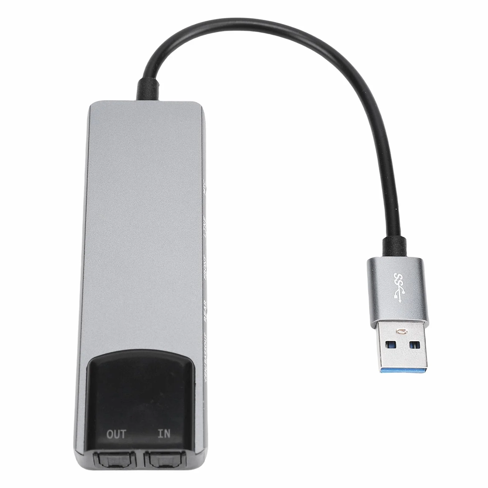 CCYLEZ Tarjeta de Sonido Envolvente USB 7.1 para PC, Tarjeta de Sonido USB Externa con Digital SPDIF 7.1 Canales, Adaptador de Sonido para Computadora Portátil, Escritorio, Juegos,