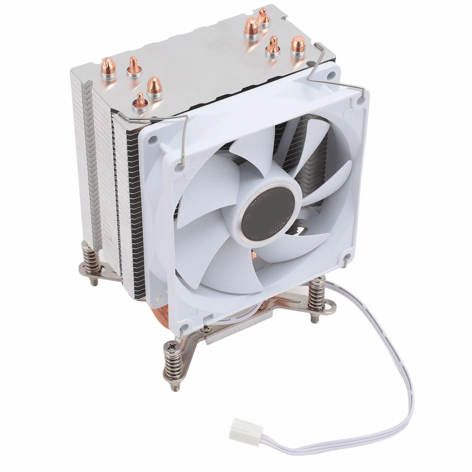 Dioche Enfriador de CPU 2011-3 Ventilador de Refrigeración de CPU de Actualización 2024 de 3,54 Pulgadas con 4 Tubos de Calor, Enfriador de Aire de con Rodamiento Hidráulico para Placas Base 2011: