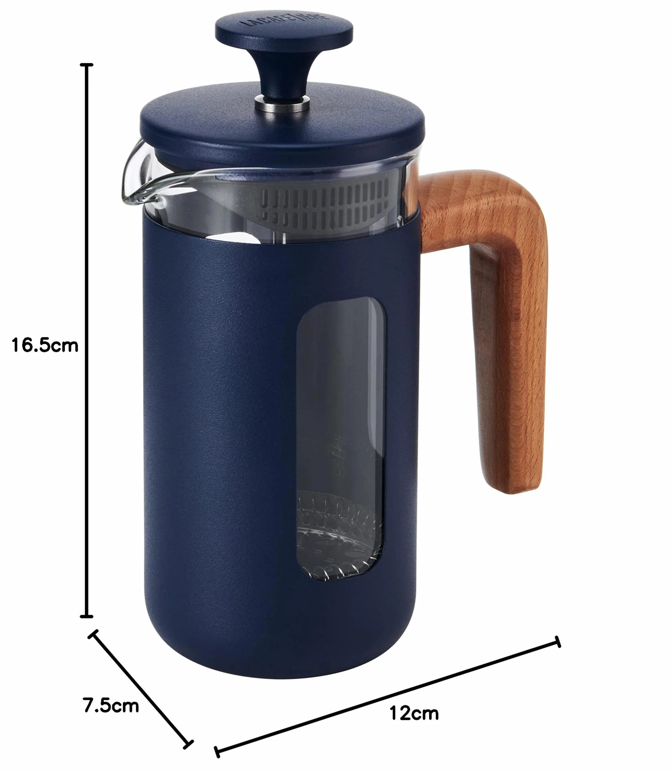 La Cafetière Pisa Cafetera 3 tazas azul marino