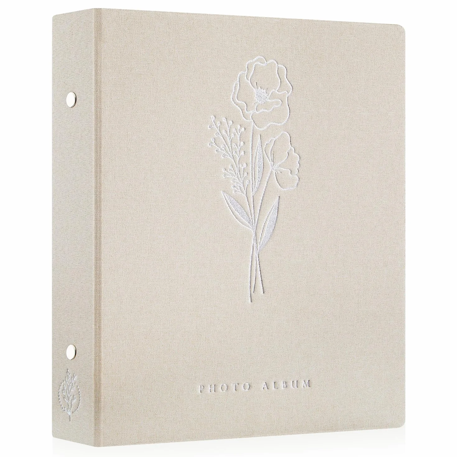 Lanpn Álbum de fotos de 11x15 11,5x15 cm 400, exquisito juego de libros de fotos de lino, cada álbum tiene capacidad para 400 imágenes horizontales y verticales solo para niños y niñas (beige)