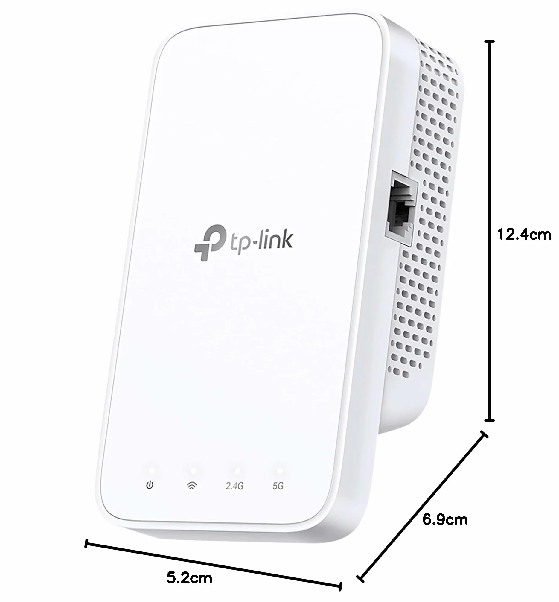 TP-Link RE235 - Repetidor WiFi 5, AC650, Doble Banda, Plug & Play, OneMesh | Amplificador de Señal WiFi. Puerto Ethernet. Modo Punto de Acceso. Botón WPS para Configuración Fácil. App Tether.