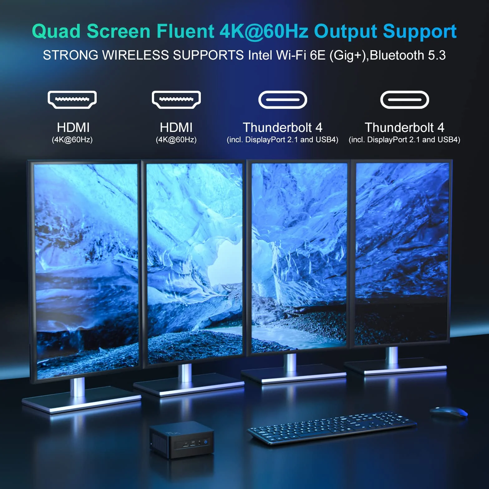 Intel NUC 13 Pro for ASUS NUC 13 Pro NUC13ANHi5 Arena Canyon Mini PC, i5-1340P, 16GB RAM, 512GB SSD, Mini Computer Win 11 Pro für Business Home Office, Unterstützung 8K/4K Quad Display/WiFi 6E/BT 5.3