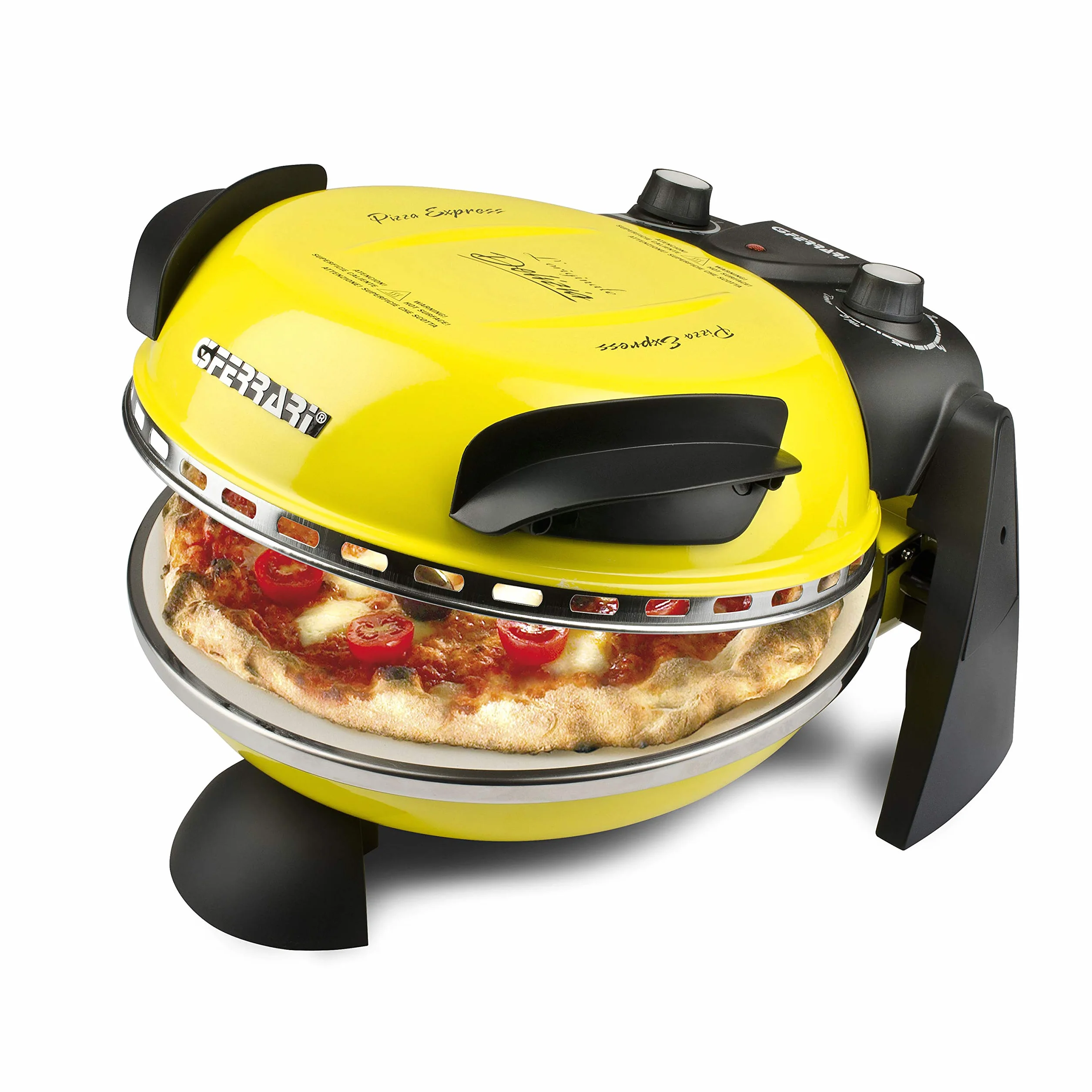 G3 Ferrari G10006 Pizza Express Delizia Horno Pizza 1200W 400°C Amarillo