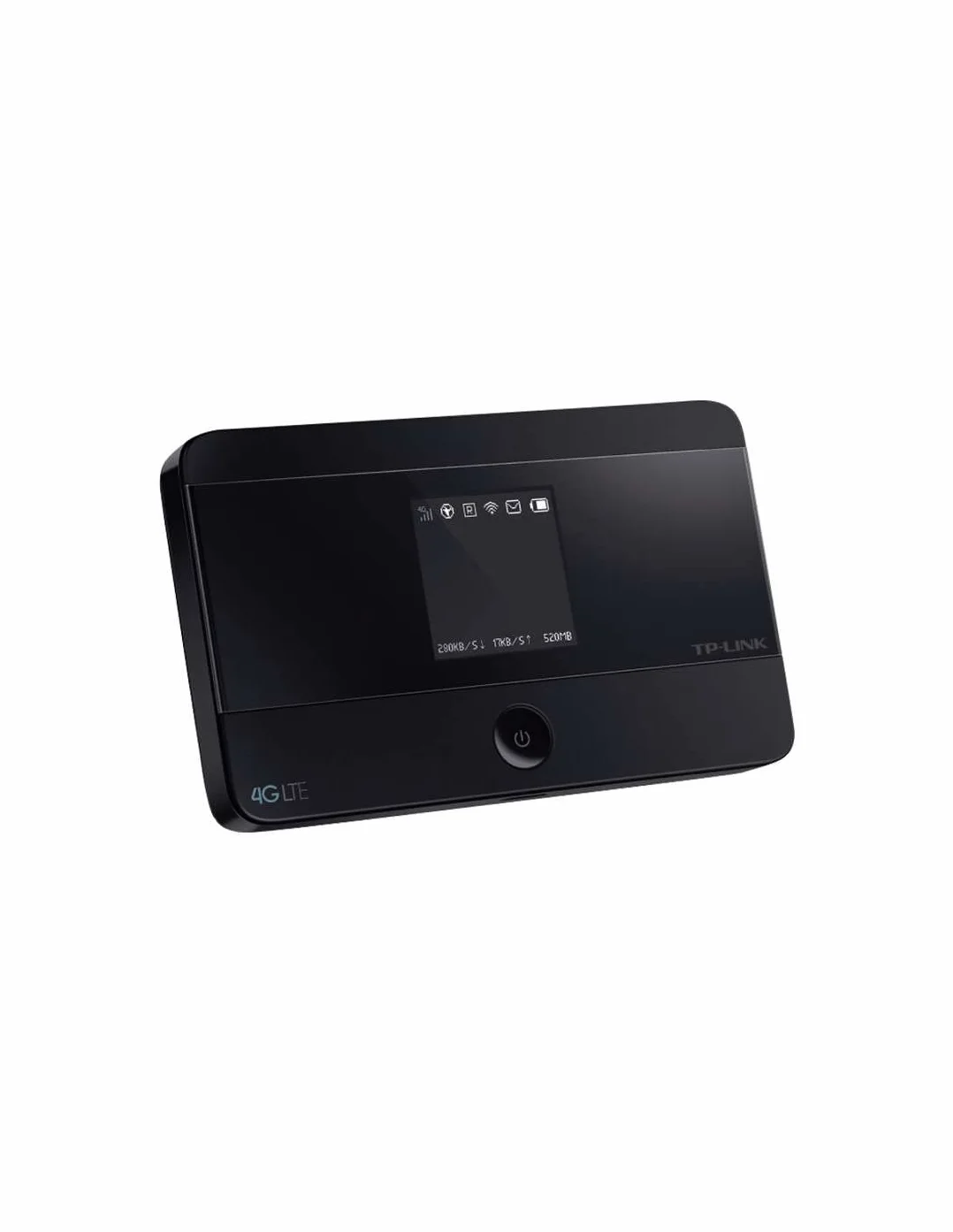 TP-Link M7350 - Router 4G (CAT4) Wi-Fi Portátil, MiFi, Pantalla a Color, 150 Mbps, Batería 2000 mAh (8h), Conexión 10 Dispositivos Simultáneamente, Fácil Configuración, Color Negro