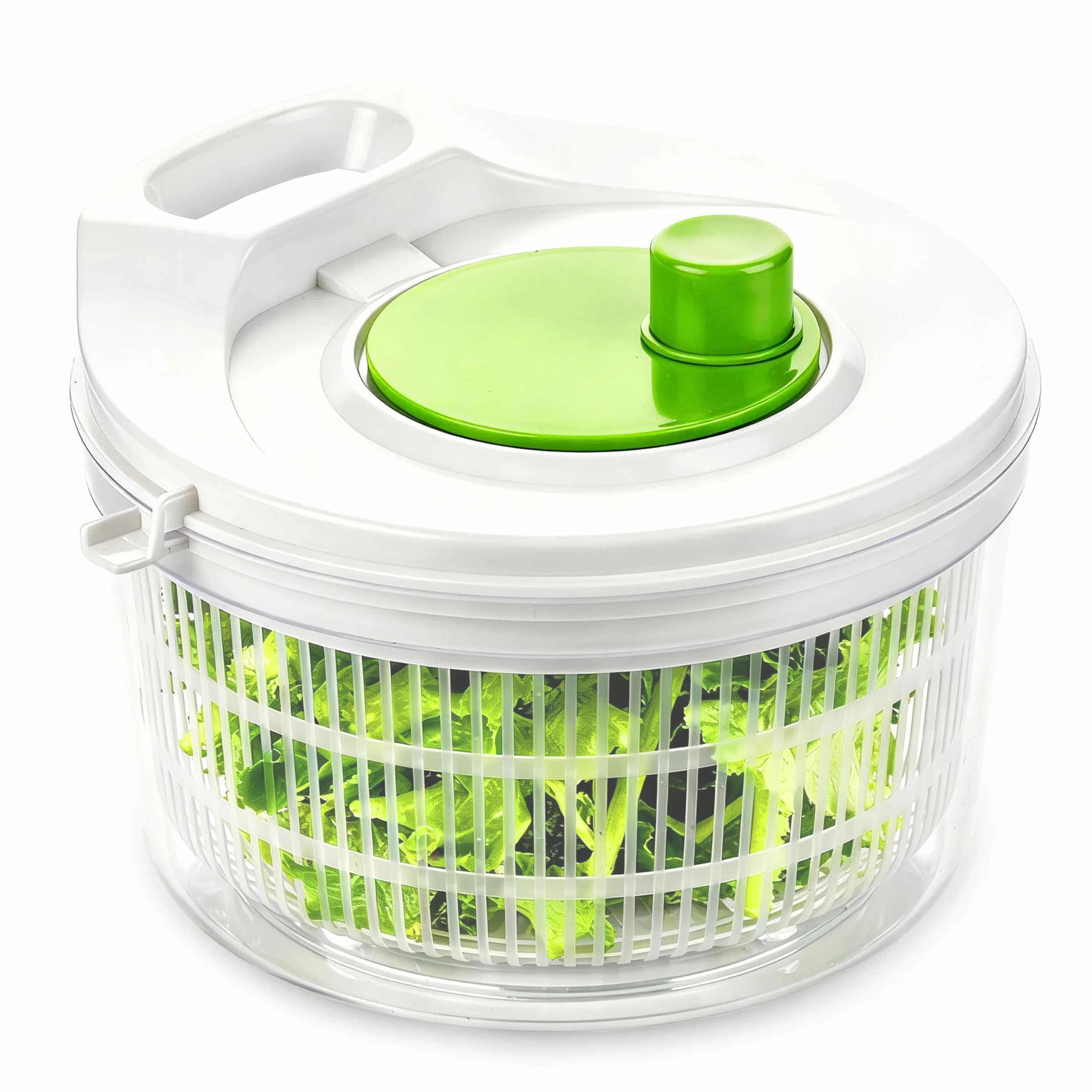Retoo Centrifugador de ensalada con colador y tapa, capacidad de 2,5 L, ensaladera, secador de ensalada, para lavar y secar ensaladas, verduras y frutas, utensilios de cocina, plástico, sin BPA,