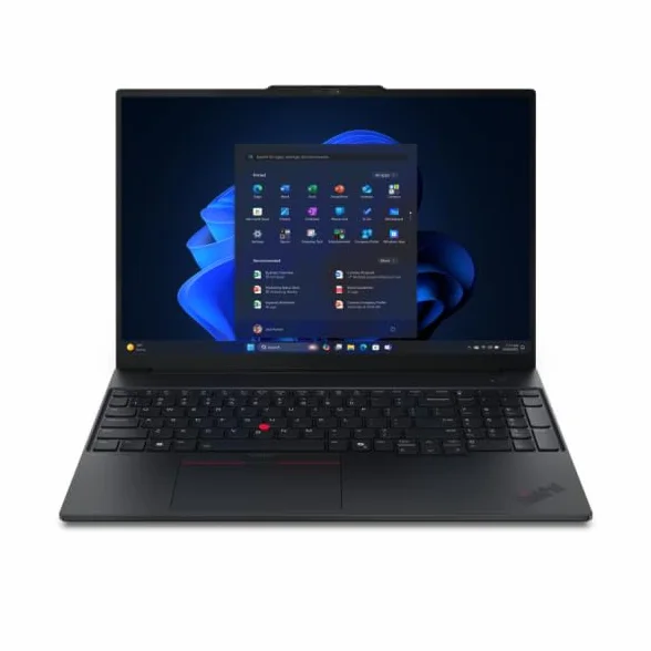 Lenovo ThinkPad E16 G3 Ordenador Portátil 16" WUXGA (AMD Ryzen 5 230, 16GB RAM, 512GB SSD, Integrated Graphics, Windows 11 Pro) Black - Teclado QWERTY