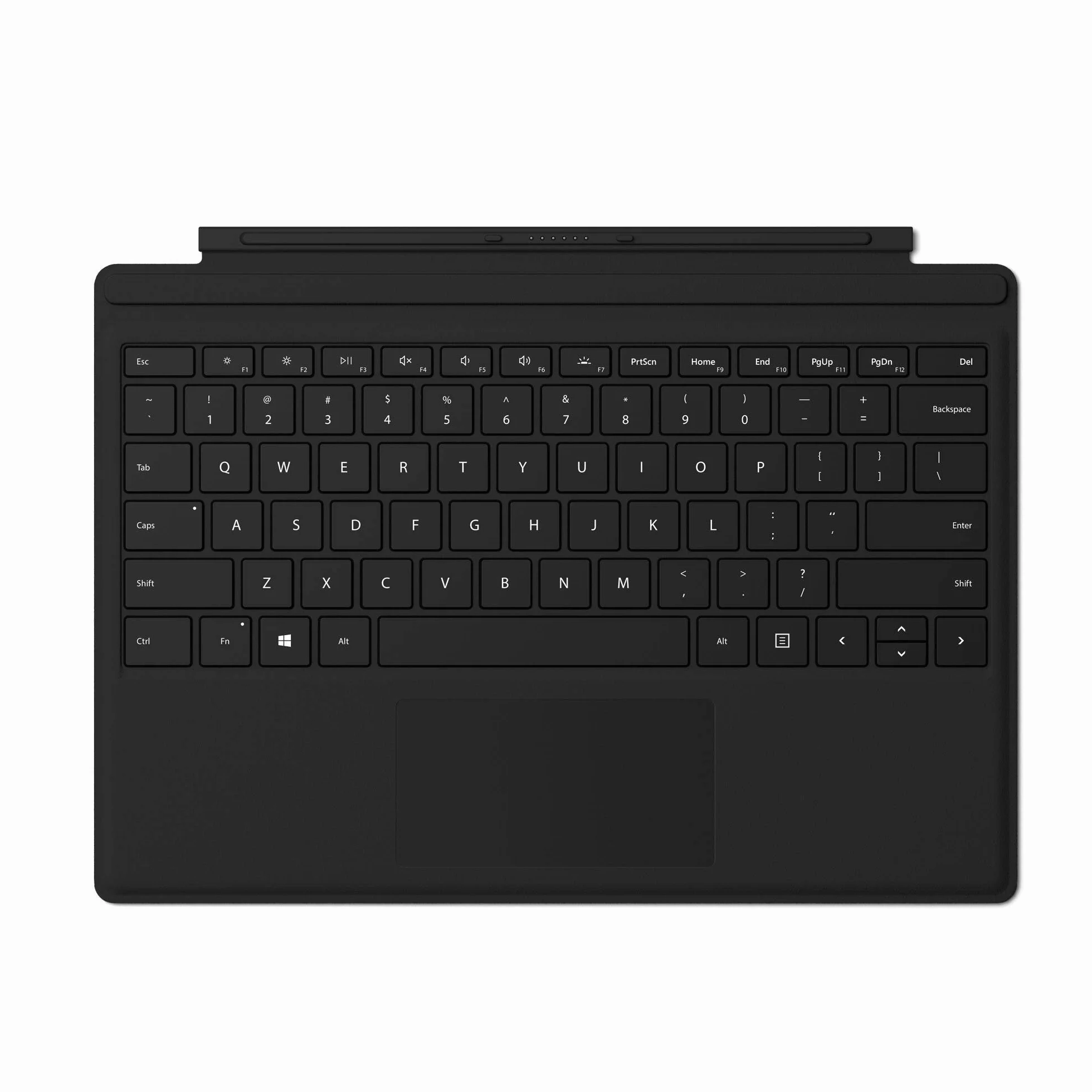 Microsoft Surface Pro Type Cover (para Surface Pro 4-7) (QWERTY Italiano) Negro (Reacondicionado)