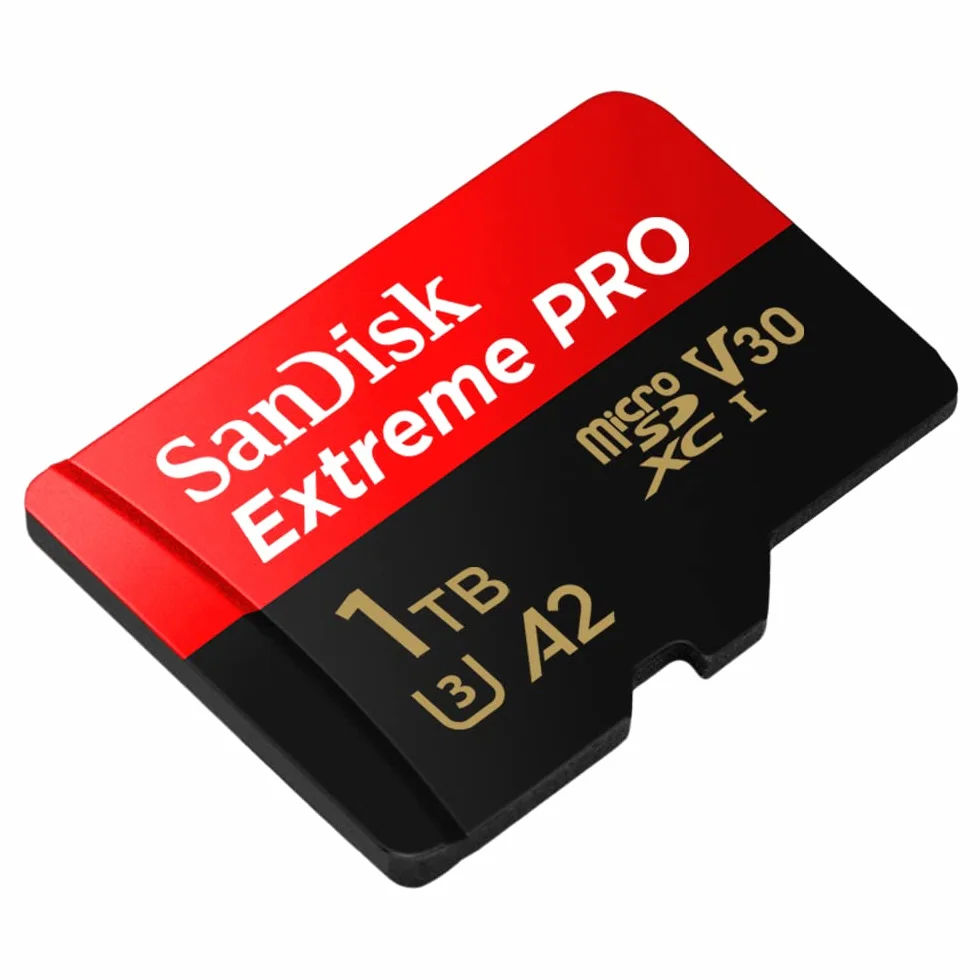 SanDisk Extreme PRO 1TB tarjeta microSDXC + adaptador SD + RescuePro Deluxe, hasta 200 MB/s, con Clase A2 de rendimiento de las aplicaciones UHS-I Class 10 U3 V30