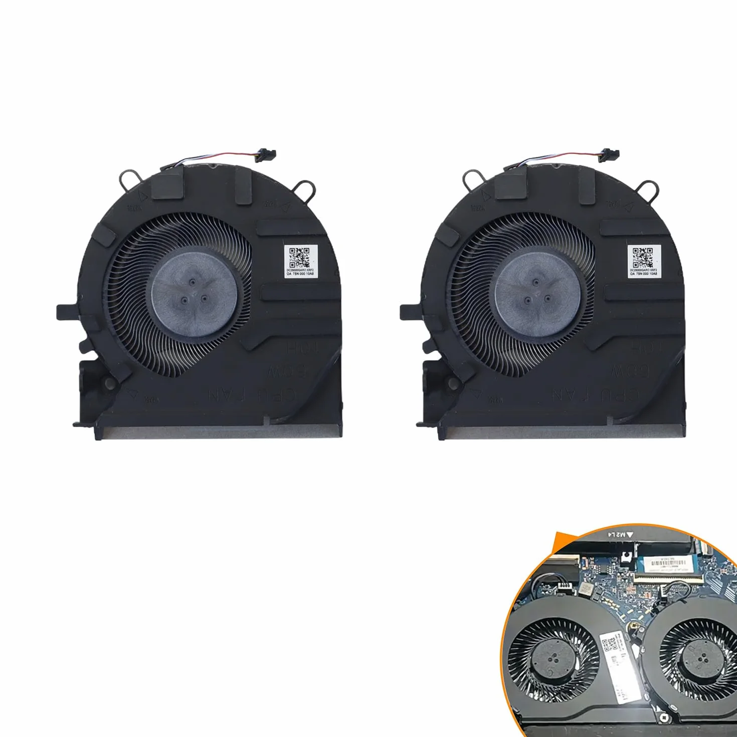 Ventilador de refrigeración de CPU y GPU para HP Victus 16-D, 16-E, 16-e0011ns, TPN-Q263, TPN-Q264, RTX3050, serie DC5V, EG75070S1-C700-S9A, EG75070S1-C710-S9A, M75720-001, M75722-001