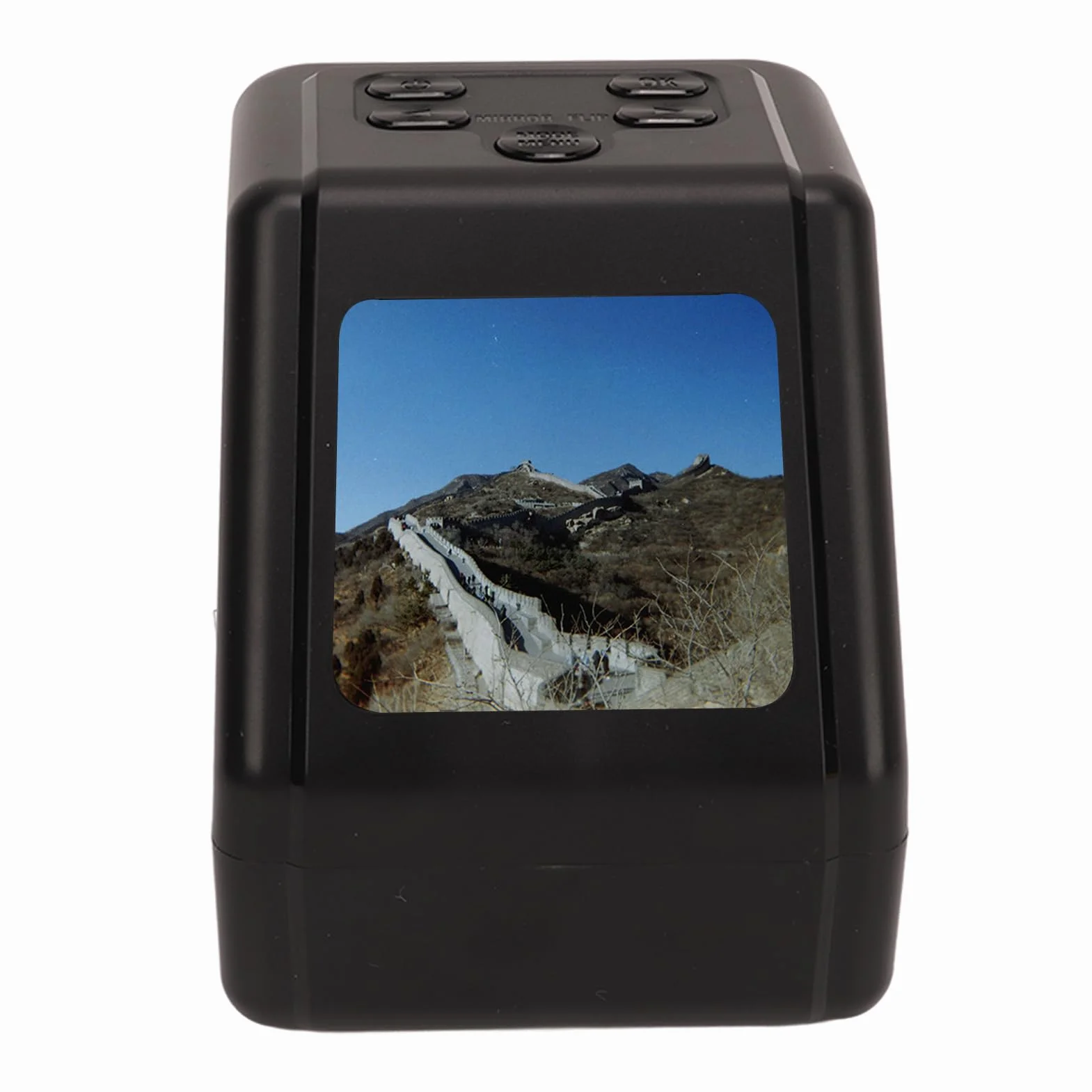 Escáner de Diapositivas de Película, Pantalla de 2 Pulgadas, Convierte 135, 126, 110, Diapositivas de 8mm a Escáner de Negativos de Fotos Digitales JPG de 22MP para Preservación