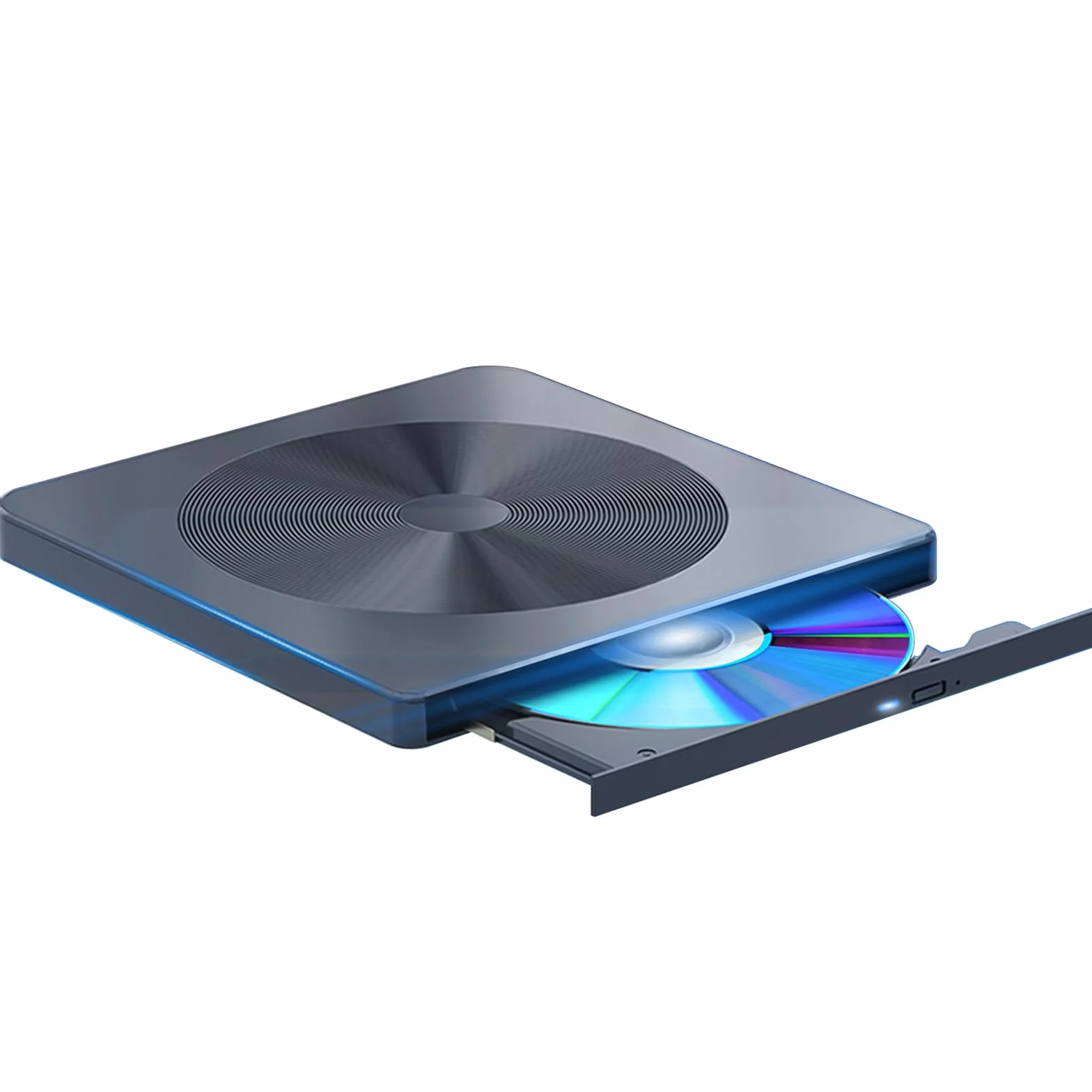Unidad externa Blu-ray Reproductor de DVD/BD Lectura/Escritura Portátil USB 3.0 y Grabador de DVD Tipo C 4K Ultra Alta Definición para Win7/8/10/11/PC/Notebook PC