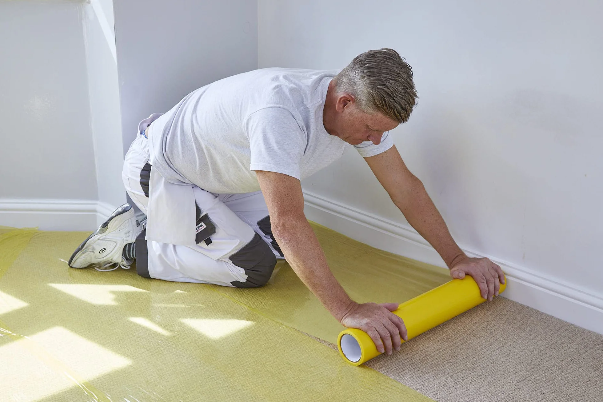 ProDec Rollo protector de alfombra 25 m autoadhesivo impermeable transparente
