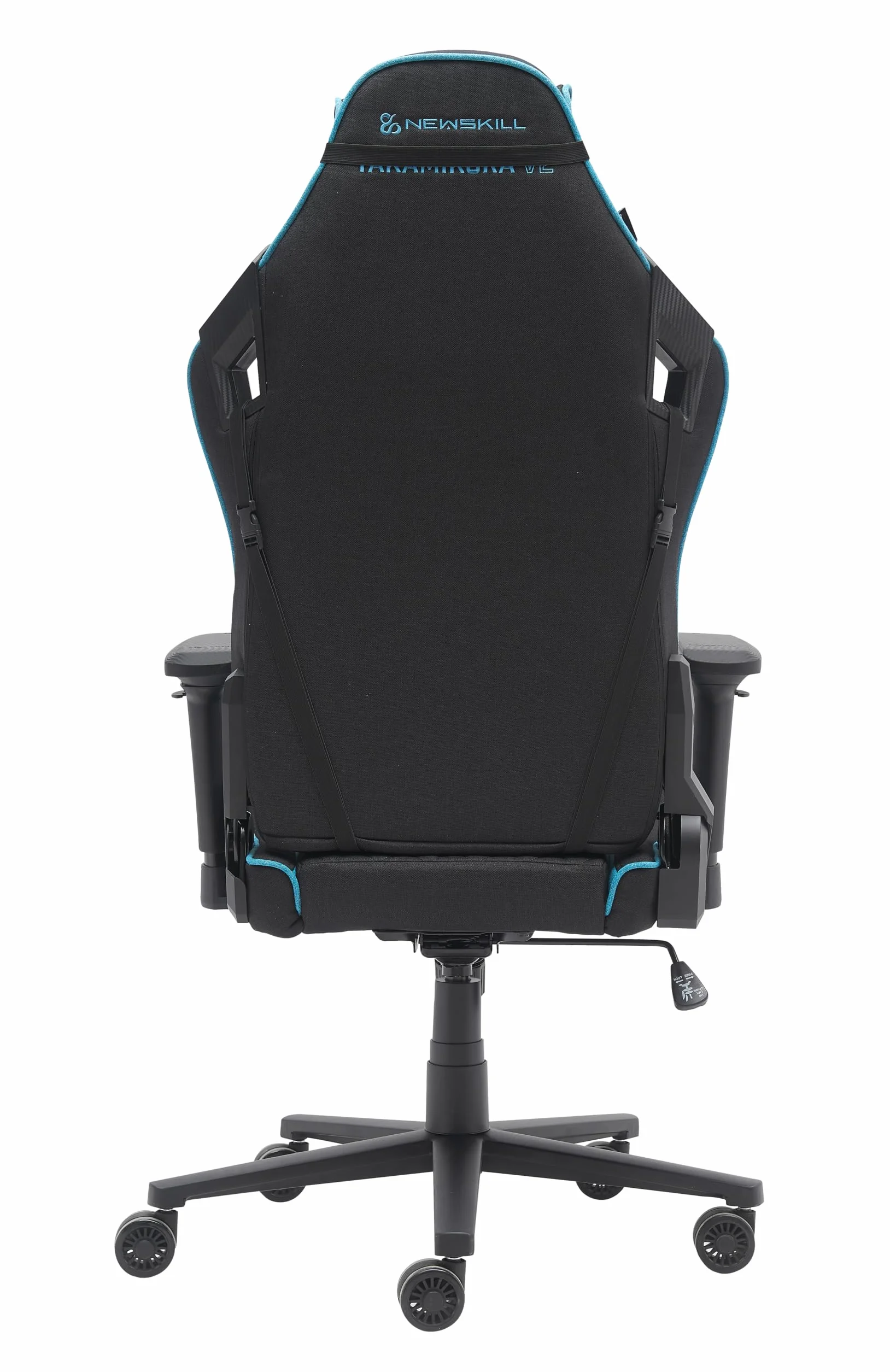 NEWSKILL Takamikura V2 Silla Gaming Ergonómica Reposabrazos 4D Respaldo 180° Tela Transpirable Base Acero Azul