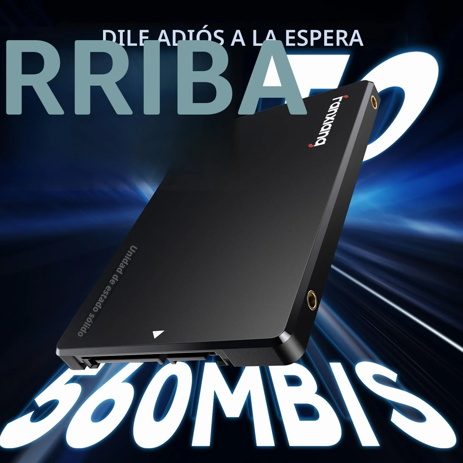 fanxiang SSD 512GB SATA III 6Gb/s 2,5", 560 MB/s de Lectura, SATA SSD 512GB, Disco Duro Interno para Conpatible con computadoras de Escritorio y portátiles