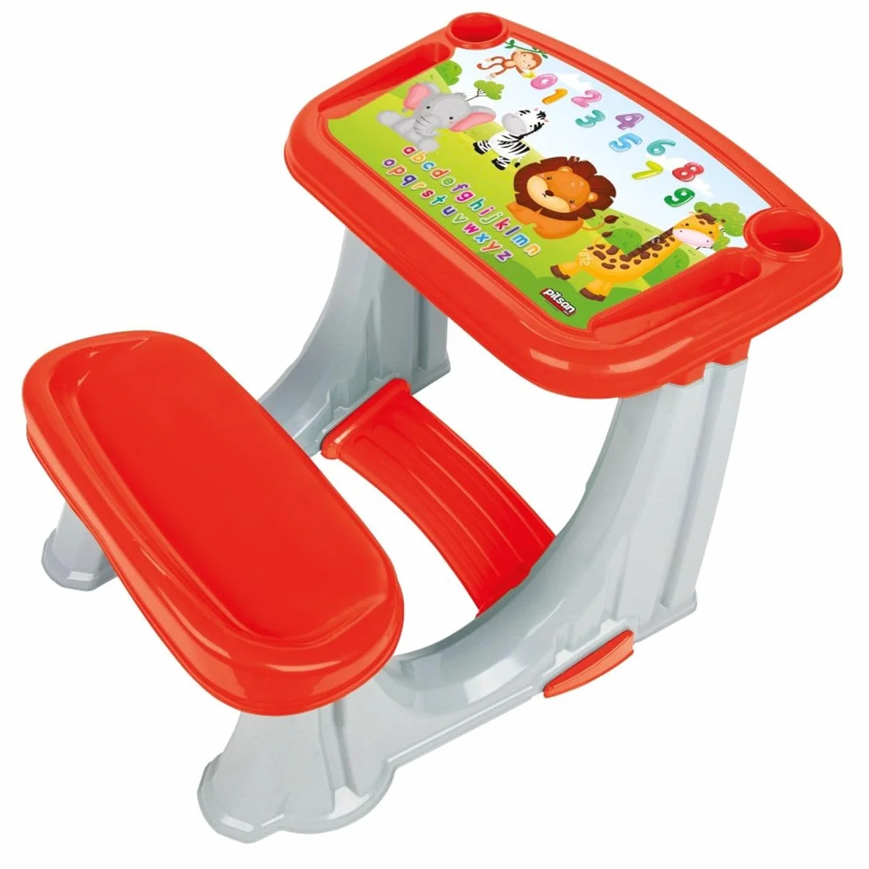 Pilsan Banco Escolar Infantil 03364 z Pupitre, 50 kg, 3 lata, Czerwony