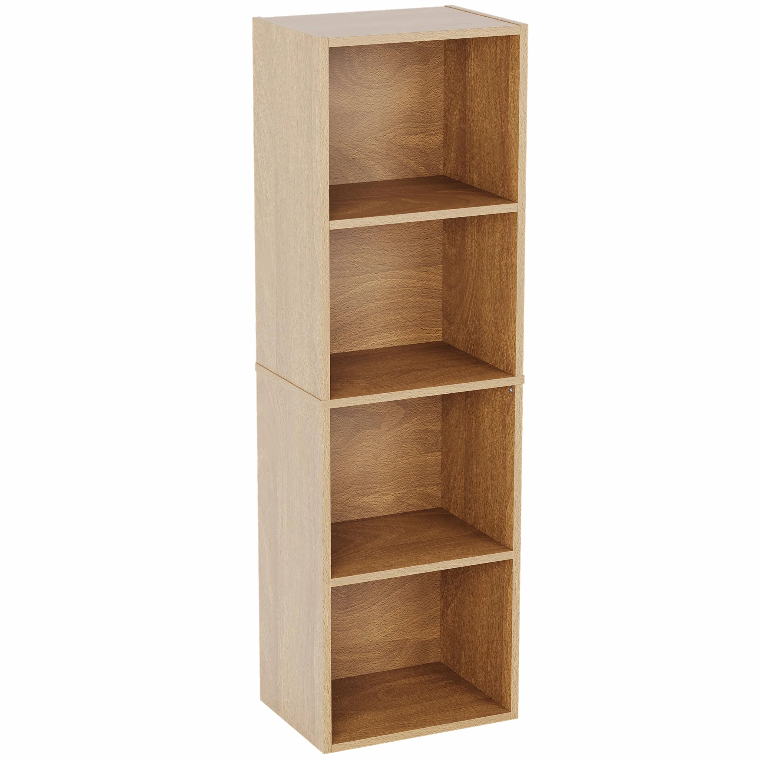 Vida Designs Estantería Oxford Cube Roble 4 Niveles