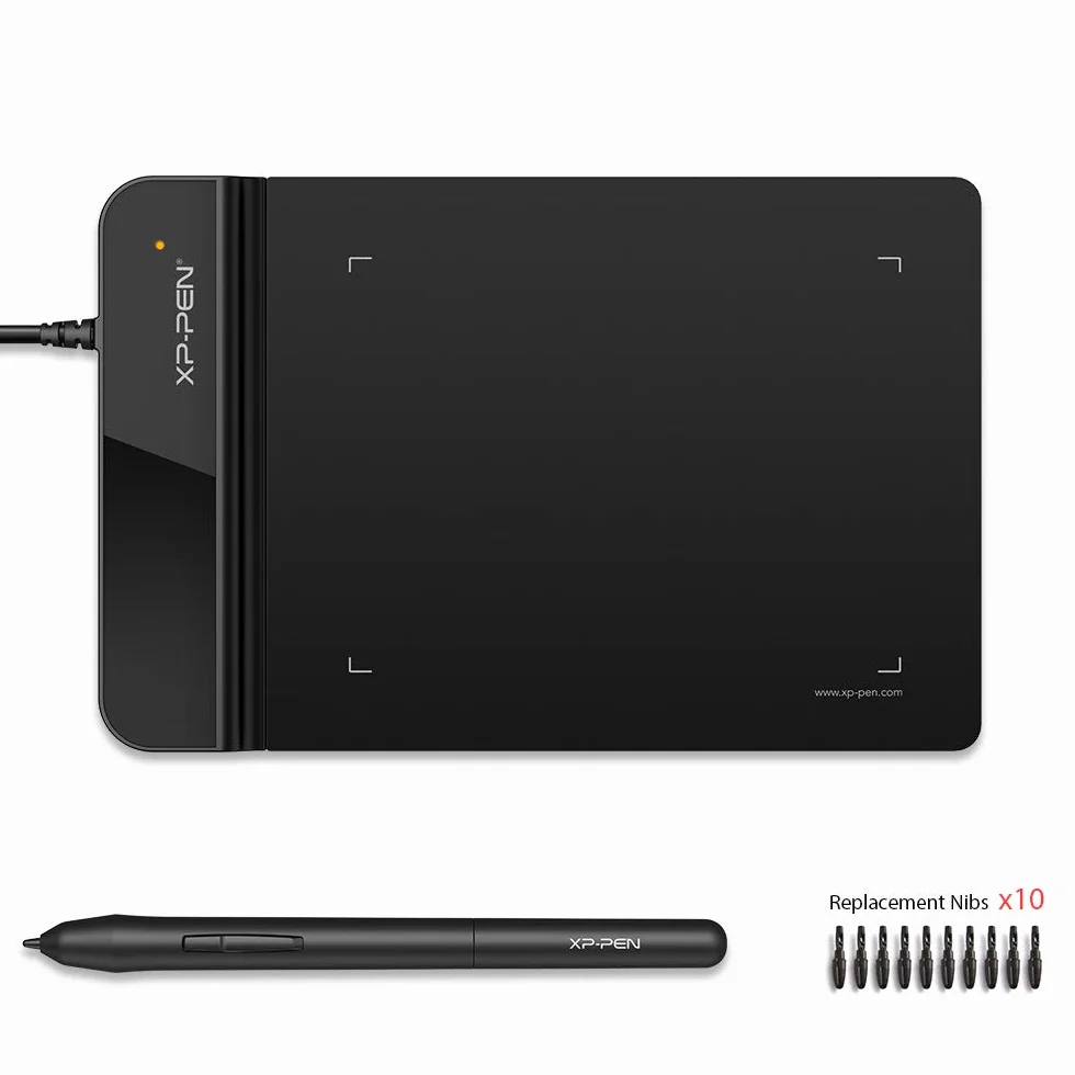 XP-PEN G430S Tableta Gráfica Dibujo Digital Ultra Delgada 4 x 3 Pulgada para OSU, Tableta Digitalizadora Portátil para Dibujar Profesional 8192 Niveles de Presión