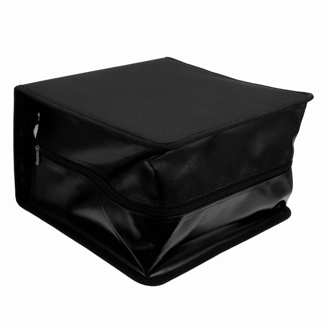 Estuche con Capacidad para 500 Discos para CD de Cuero Sintético Pu Organizador Portátil con Asa, Protección para Discos Adecuado para Viajes y Uso Diario