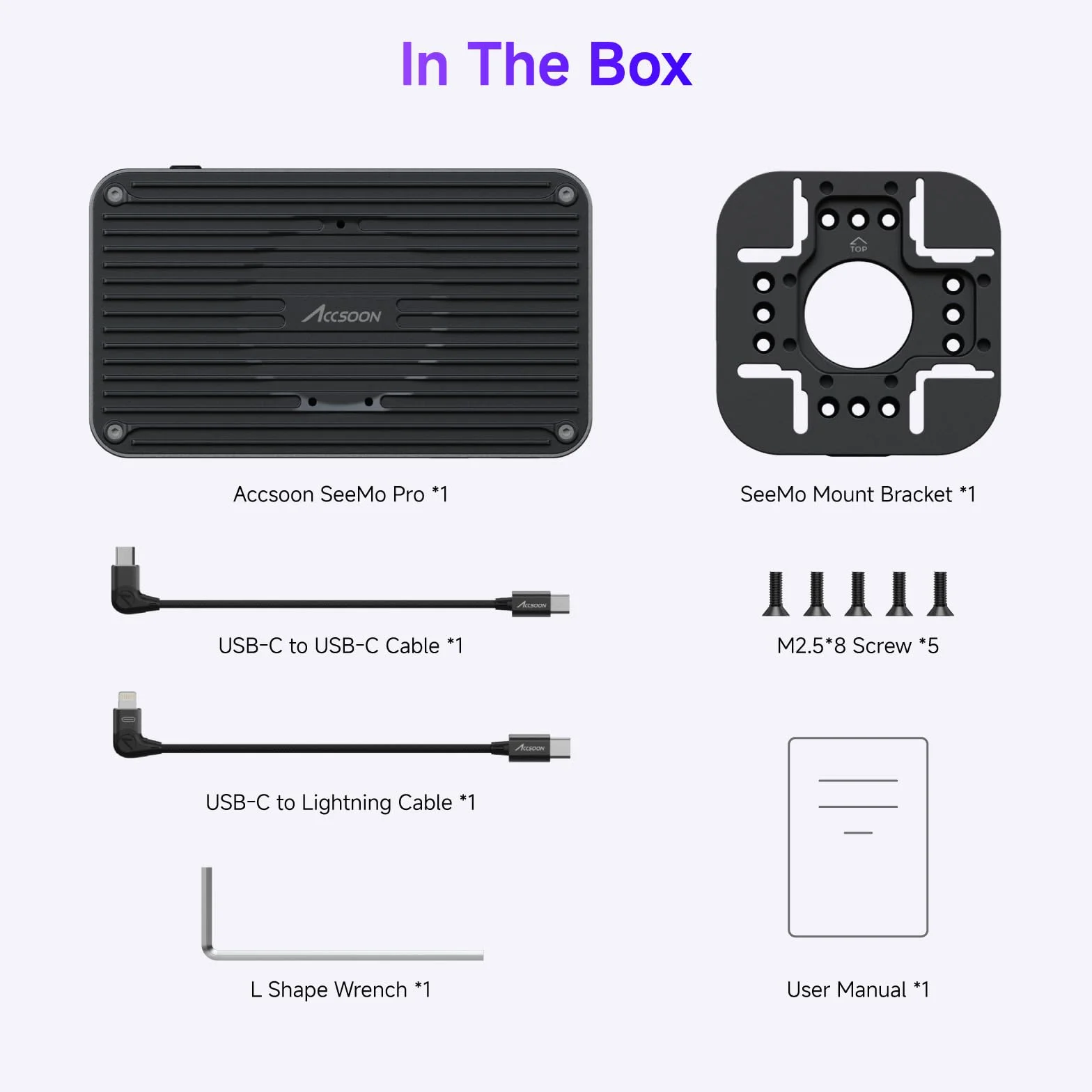 Accsoon SeeMo Pro - Adaptador de grabación de vídeo SDI y HDMI a USB-C para y iPad, Compatible con vídeo 1080P 60FPS y monitoreo en Tiempo Real, Streaming/grabación