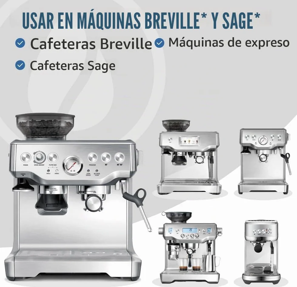 Breville Pastillas de limpieza compatibles para máquina de café espresso 1.4g