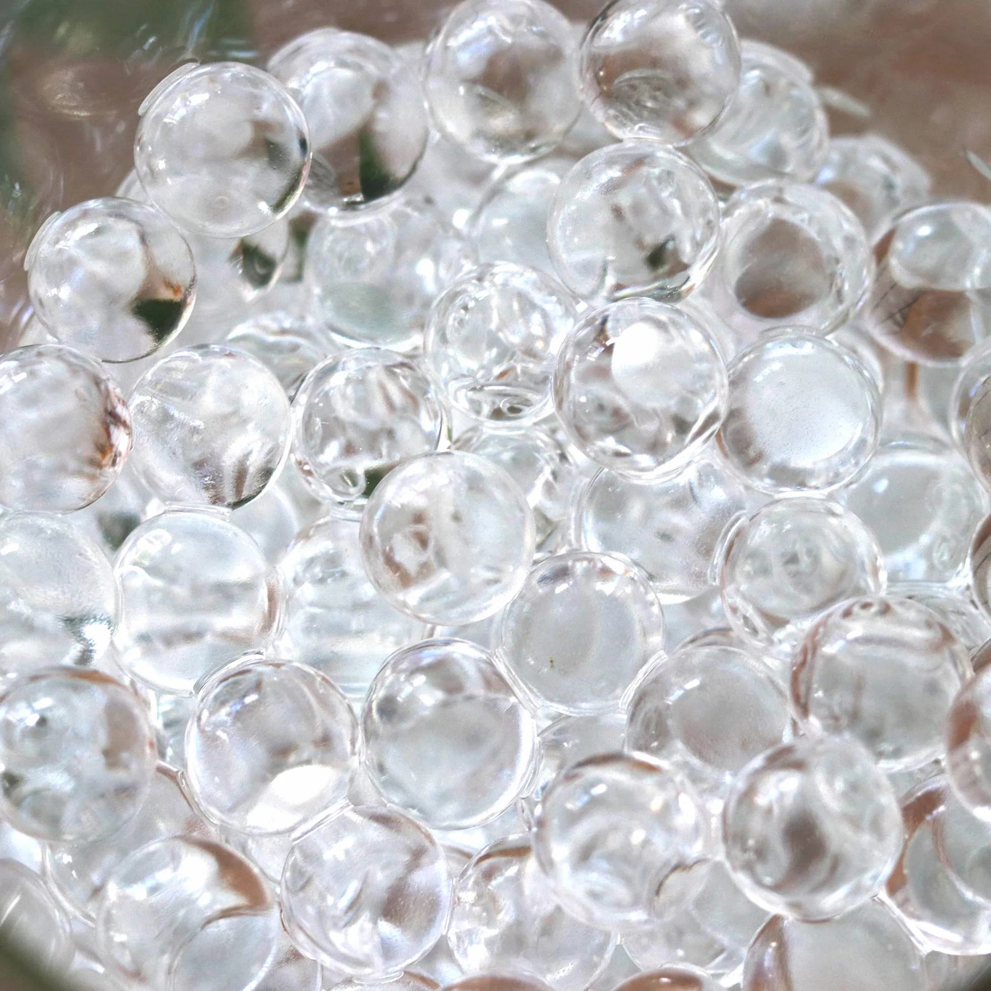 Perlas de Agua Transparentes 10 000 Bolas de Gel para Plantas y Jarrones No Tóxicas Biodegradables
