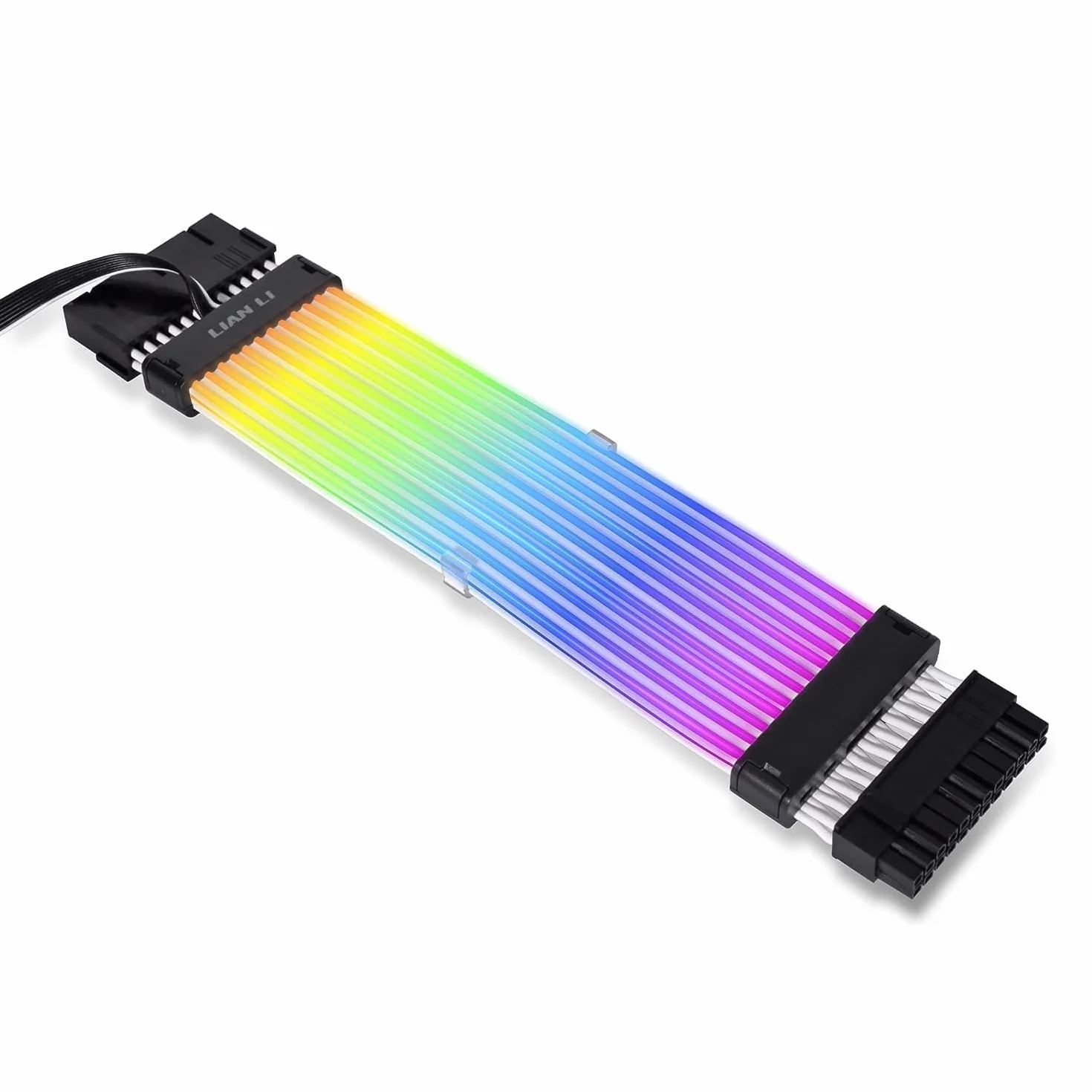Lian-Li Strimer Plus V2 24-Pin RGB Mainboardkabel, para Ordenador personal (PW24-PV2 Black)