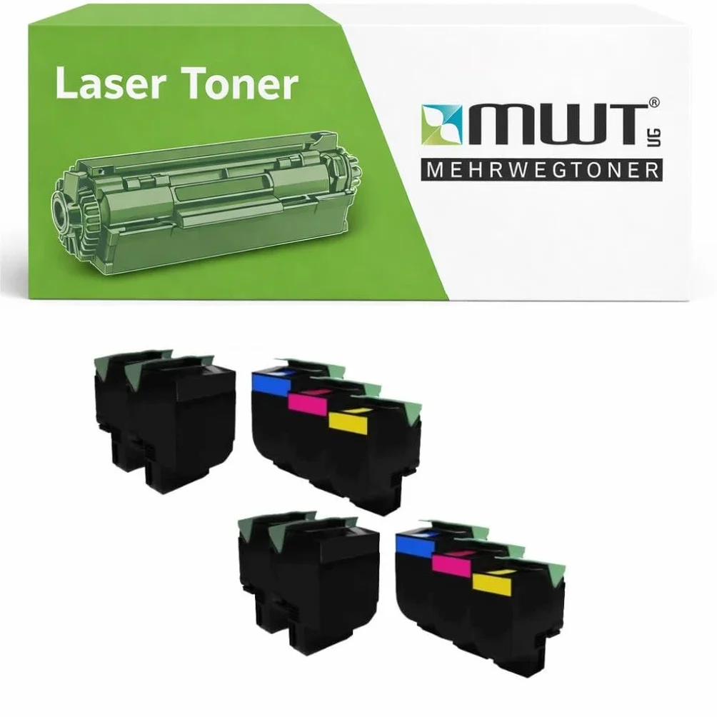 Mehrwegtoner Tóner XXL compatible con Lexmark CS310 CS410 CS510 sustituye a 702H con un 15% más de potencia