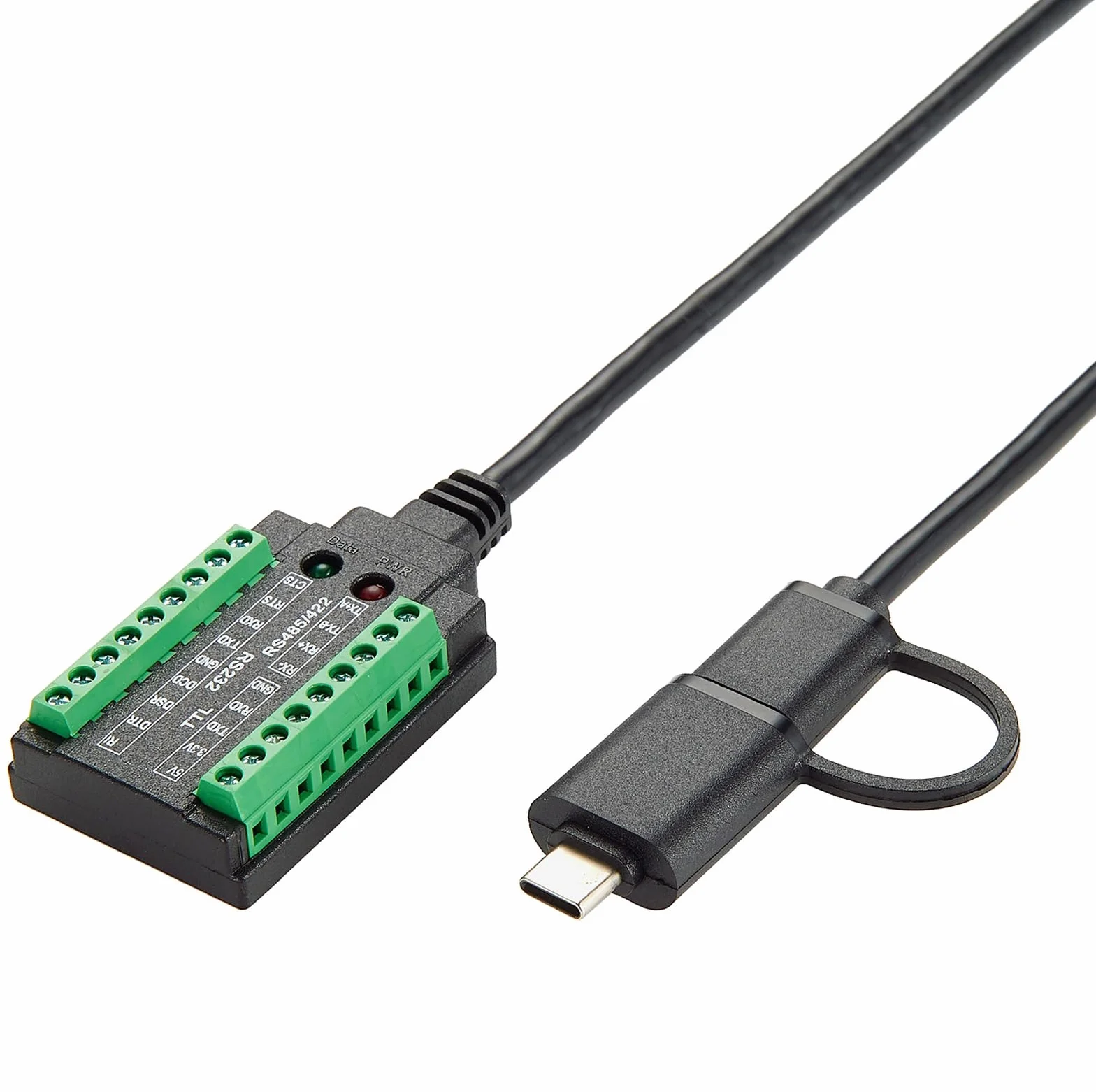 EXSYS EX-1303 USB 2.0 a 1 x Serie RS-232/422/485 y Cable TTL con Bloque de terminales de 18 Pines