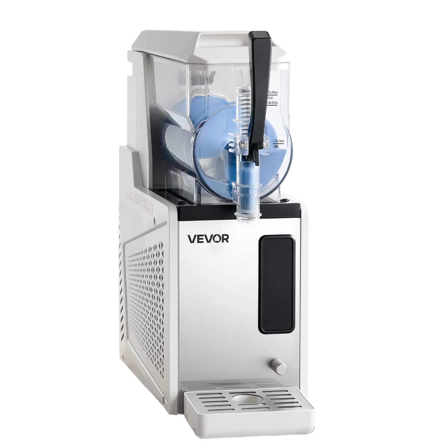 VEVOR Máquina para Hacer Granizados 3 L, Granizadora de Hielo Hogar, 5 Programas, Margaritas Frappés Batidos
