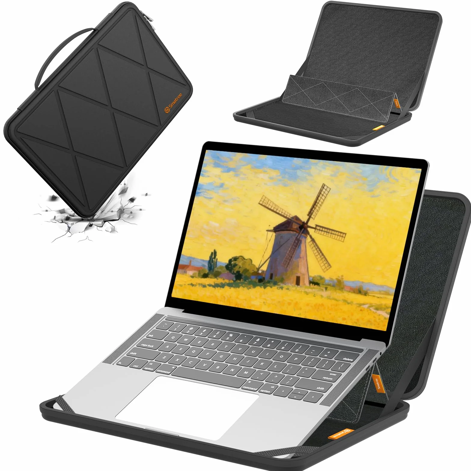 Smatree MS82 Protección rígida 15,6 Pulgadas Funda para portátil Compatible con Lenovo LOQ Essential Gen 9, para HP ZBook Power G10/G9, DELL Inspiron 15/Latitude/Precision/Vostro 3520