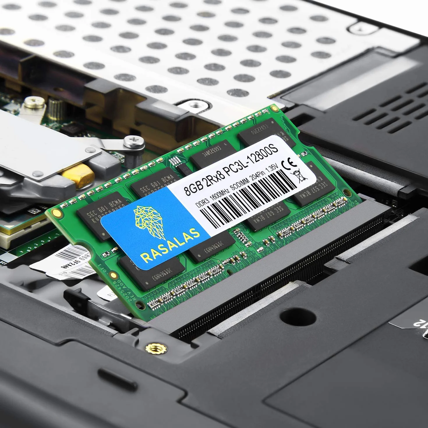 8 GB DDR3L 1600MHz PC3-12800 PC3L 12800S Non Buffered Non-ECC 1,35 V CL11 2Rx8 Dual Rank 204 Pines SODIMM Ordenador portátil Módulo de Memoria actualizado 8 GB