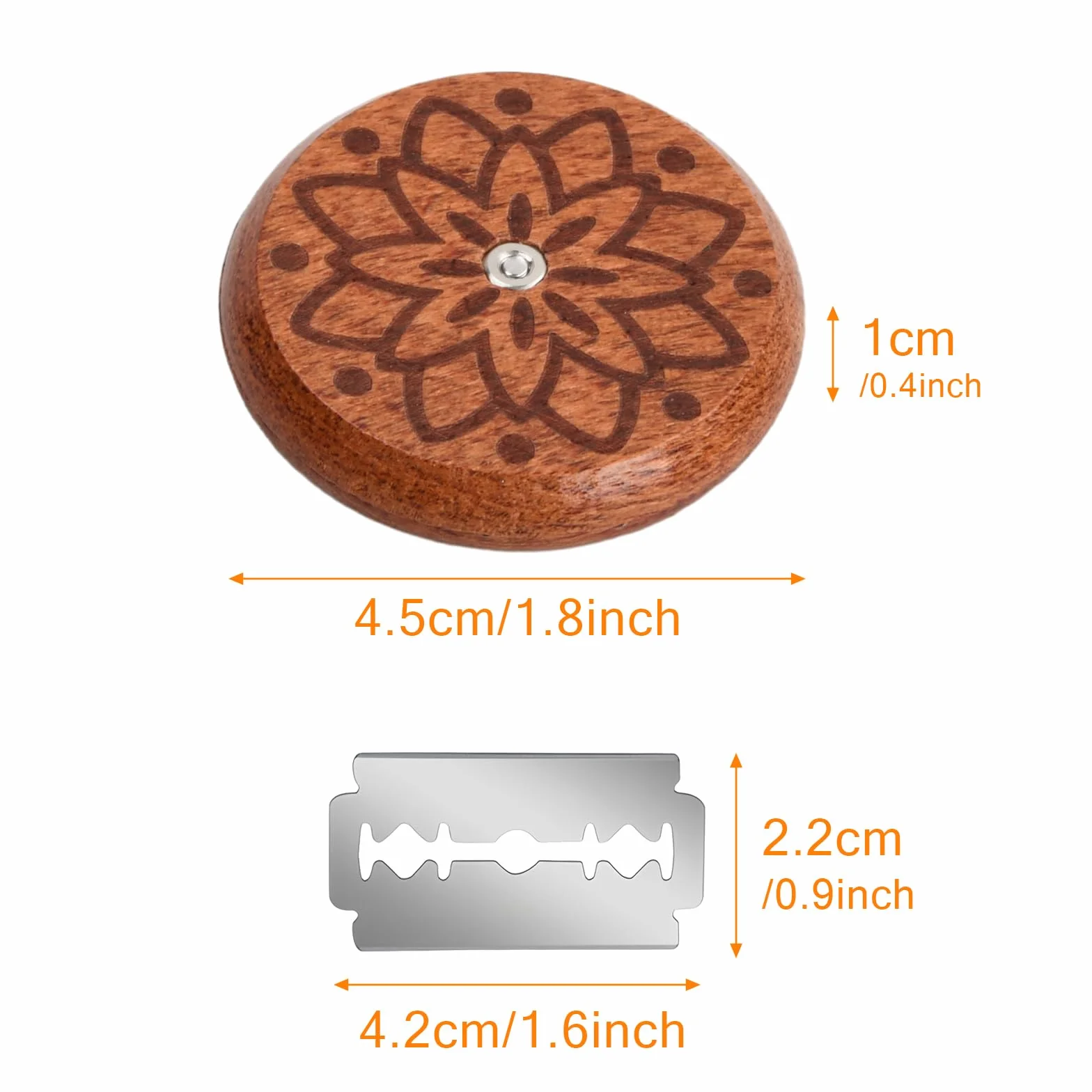 Cuchillo de Panadero para Greñar Masa con 5 Cuchillas Intercambiables de Acero Inoxidable