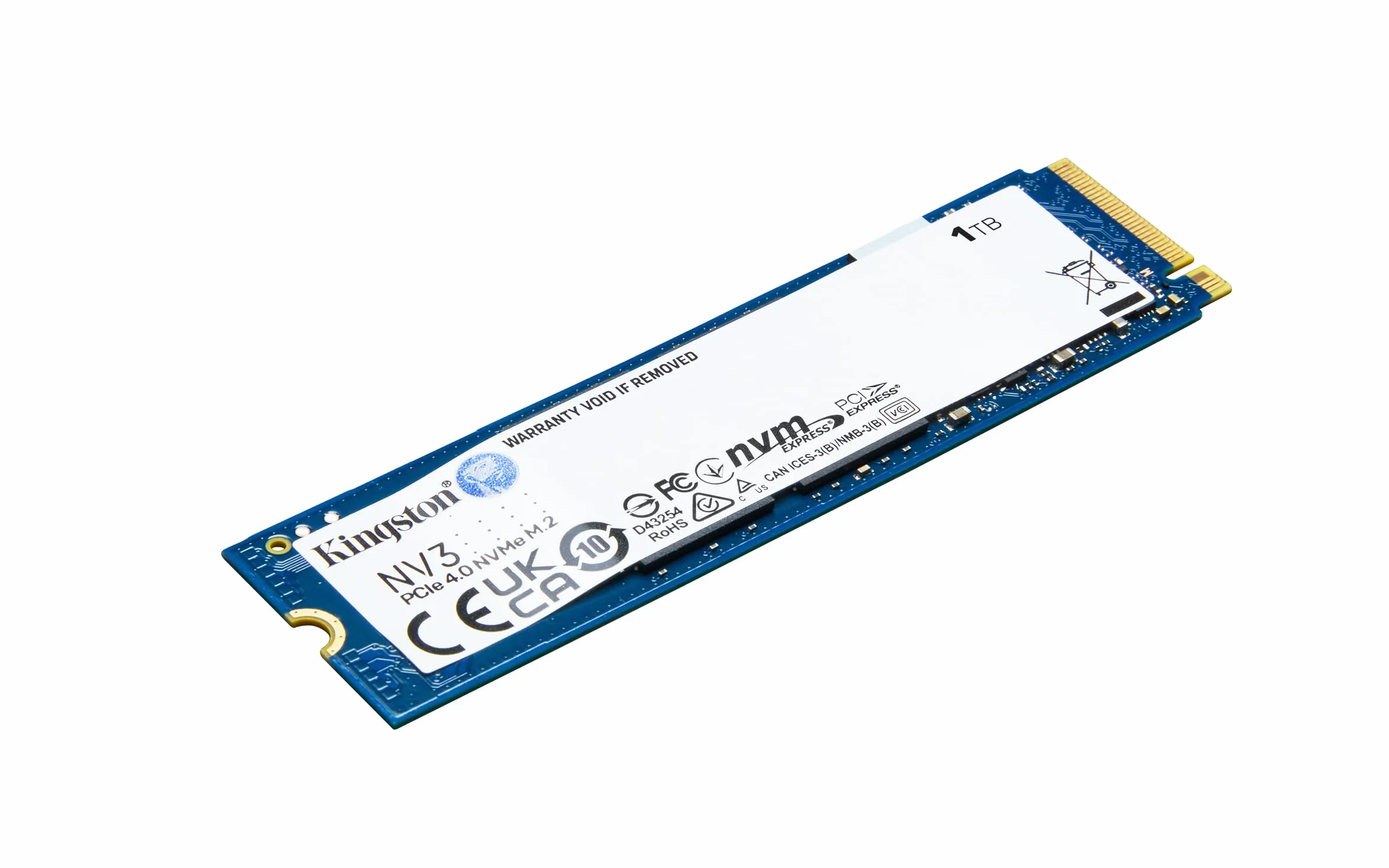 Kingston NV3 NVMe PCIe 4.0 SSD Interno 1TB M.2 2280-SNV3S/1000G
