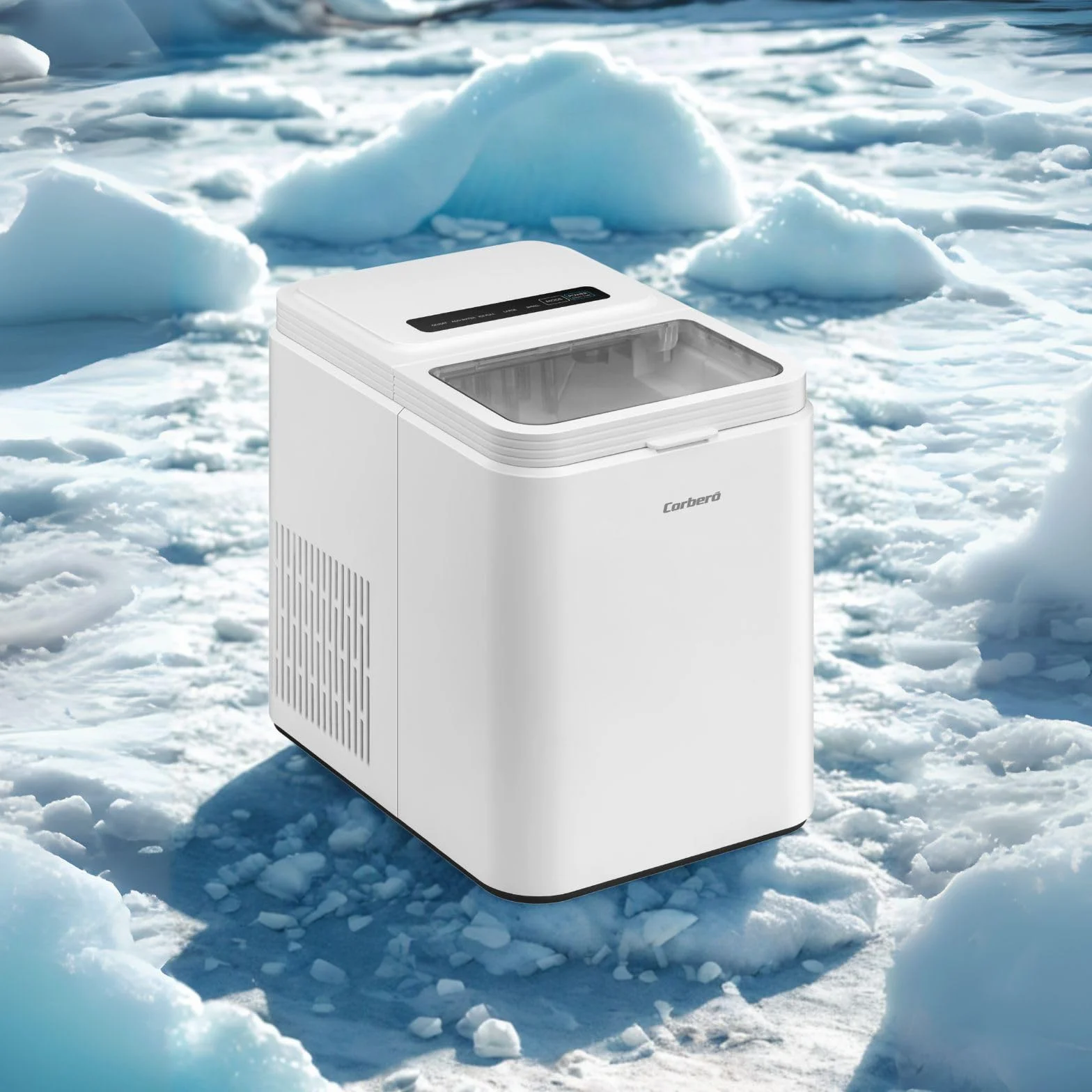 Corberó Máquina de Hielo Automática CMICE12 12 Kg/24h 1,3L Blanco