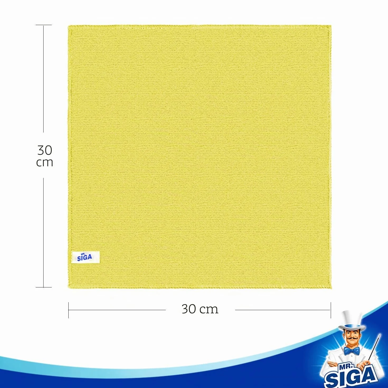 MR.SIGA Paño de Limpieza de Microfibra, Toallas Multiuso, Paquete de 50