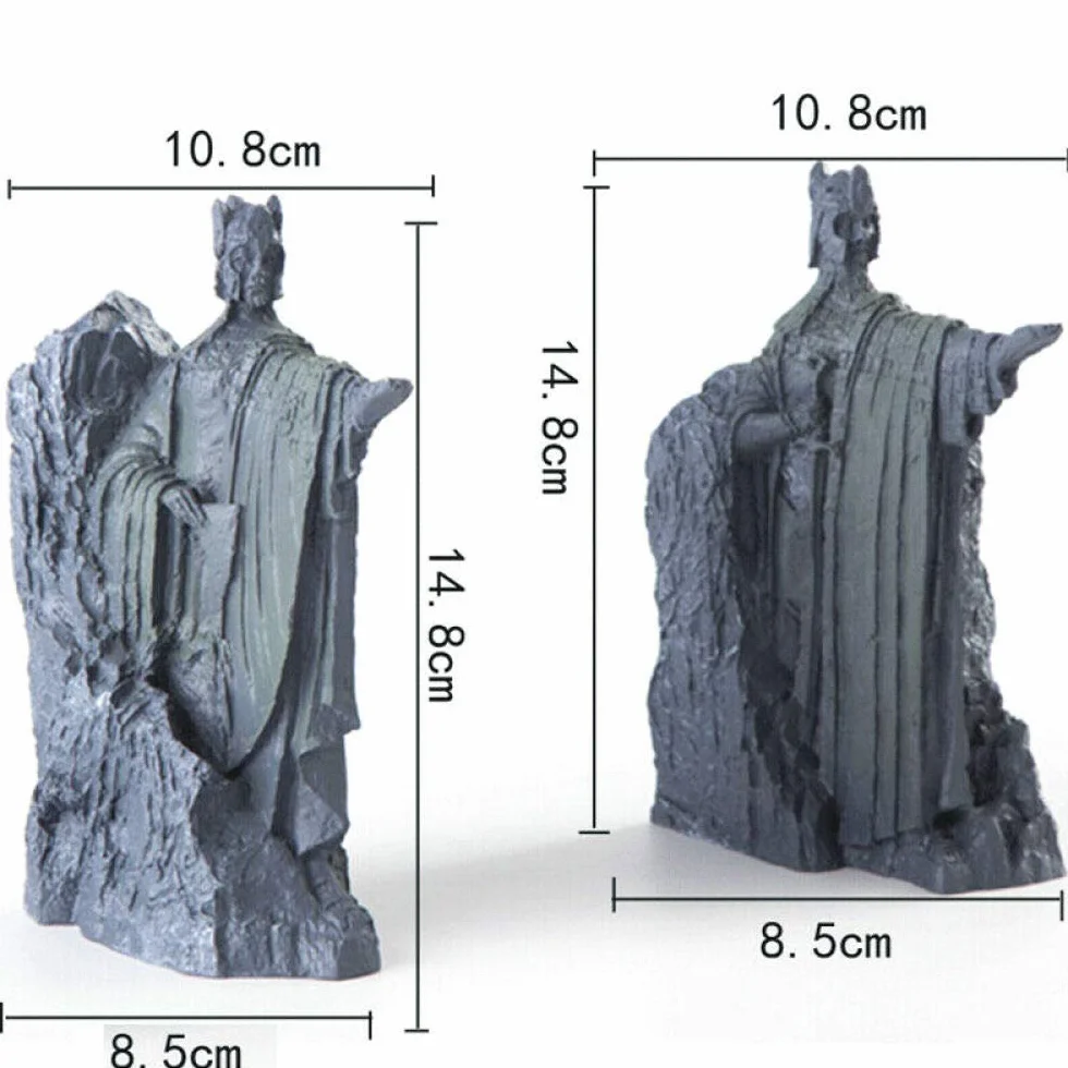 Sujetalibros Hobbit Tercero Las Puertas de Gondor Argonath Estatua 14 cm Resina