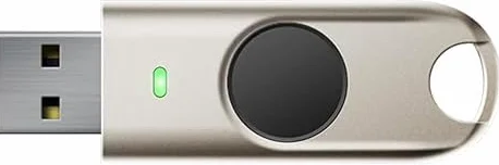 BioPass K50 Pro USB Security Key - Autenticador de dos factores - USB-A con FIDO U2F + FIDO2 - Biometric Fingerprinting - Help Prevent Account Takeovers with Multi-Factor Authentication