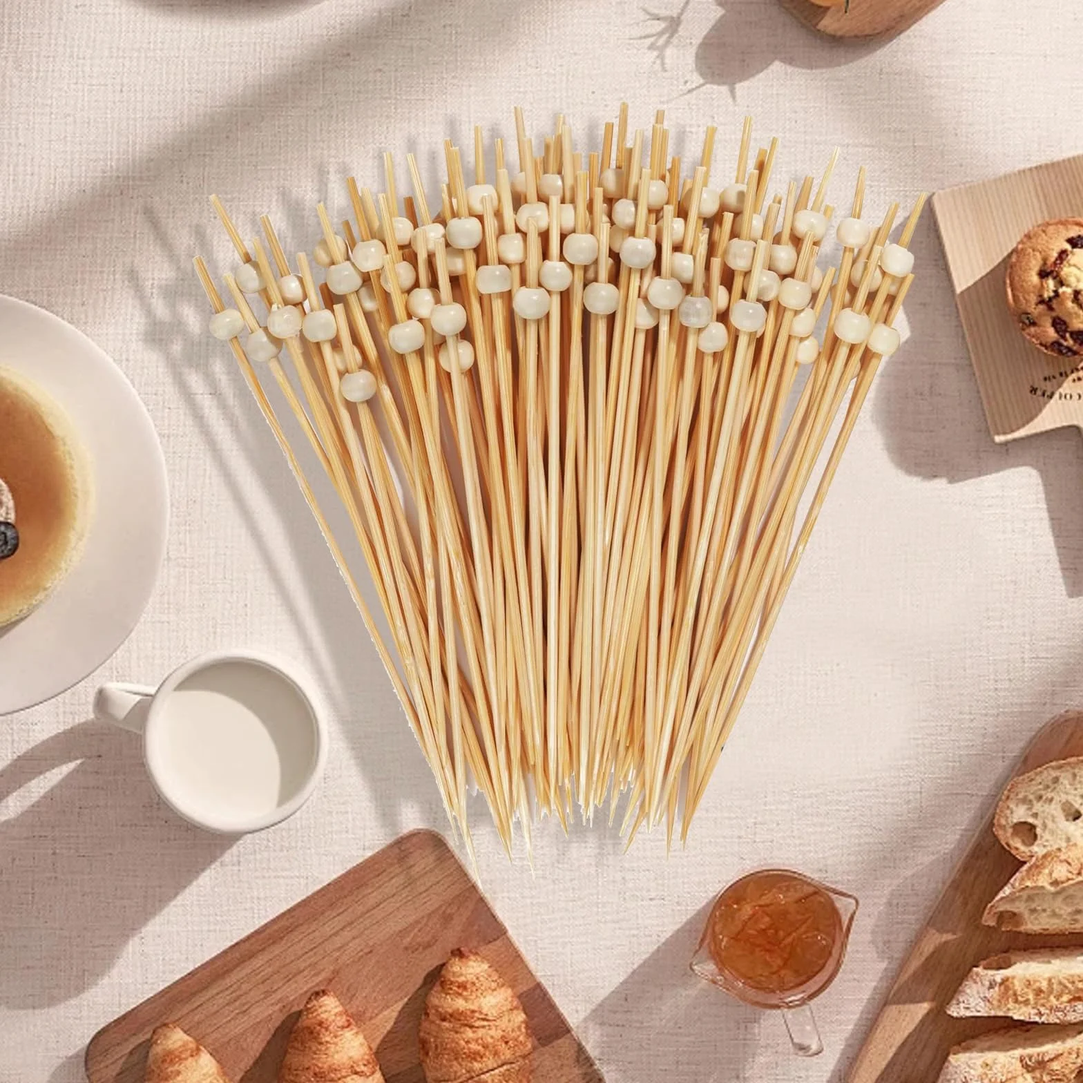 Palillos Cóctel Bambú 12 cm 400 Piezas Fingerfood