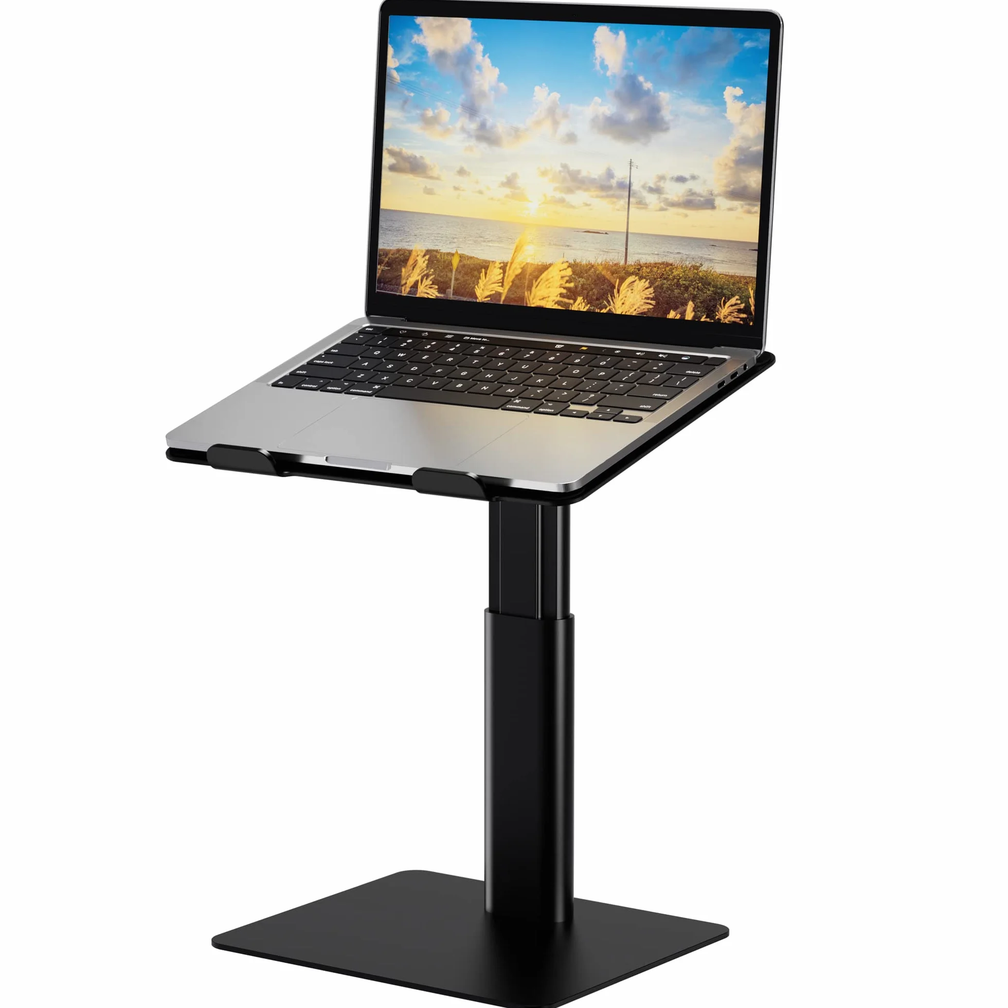 BESIGN LSX6 Soporte Portátiles, Soporte de Aluminio Ergonómico Ajustable para Portátiles, Compatible con Portátile de 10-14 Pulgadas, Negro