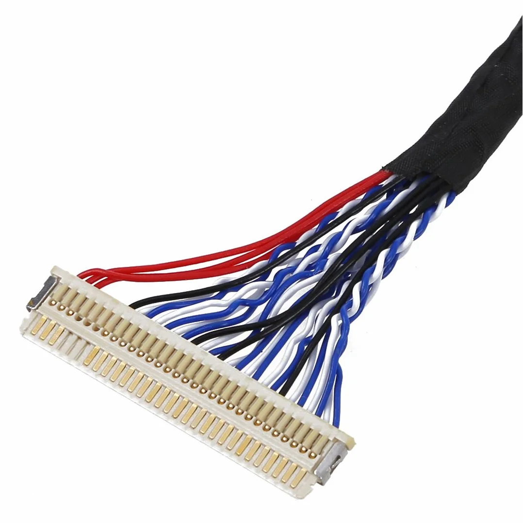 Fix 30P S8 - Cable LVDS de 30 pines a 30 pines de 2 canales de 8 bits para pantalla LCD