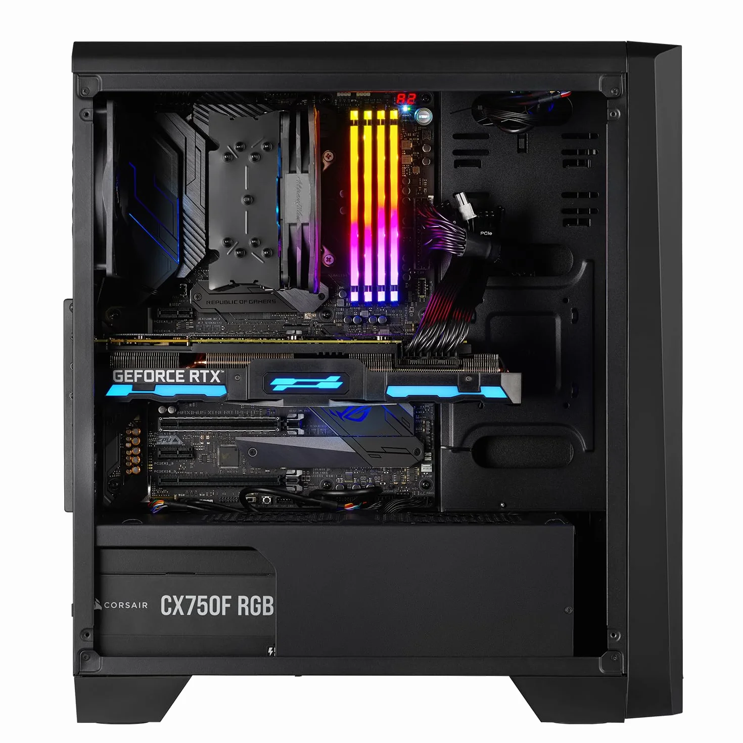 Memory PC Gaming Ryzen 5 5500, 32 GB de RAM DDR4 de Alta Velocidad, SSD M.2 de 1 TB, RTX 5060 de 8 GB, Windows 11 Pro