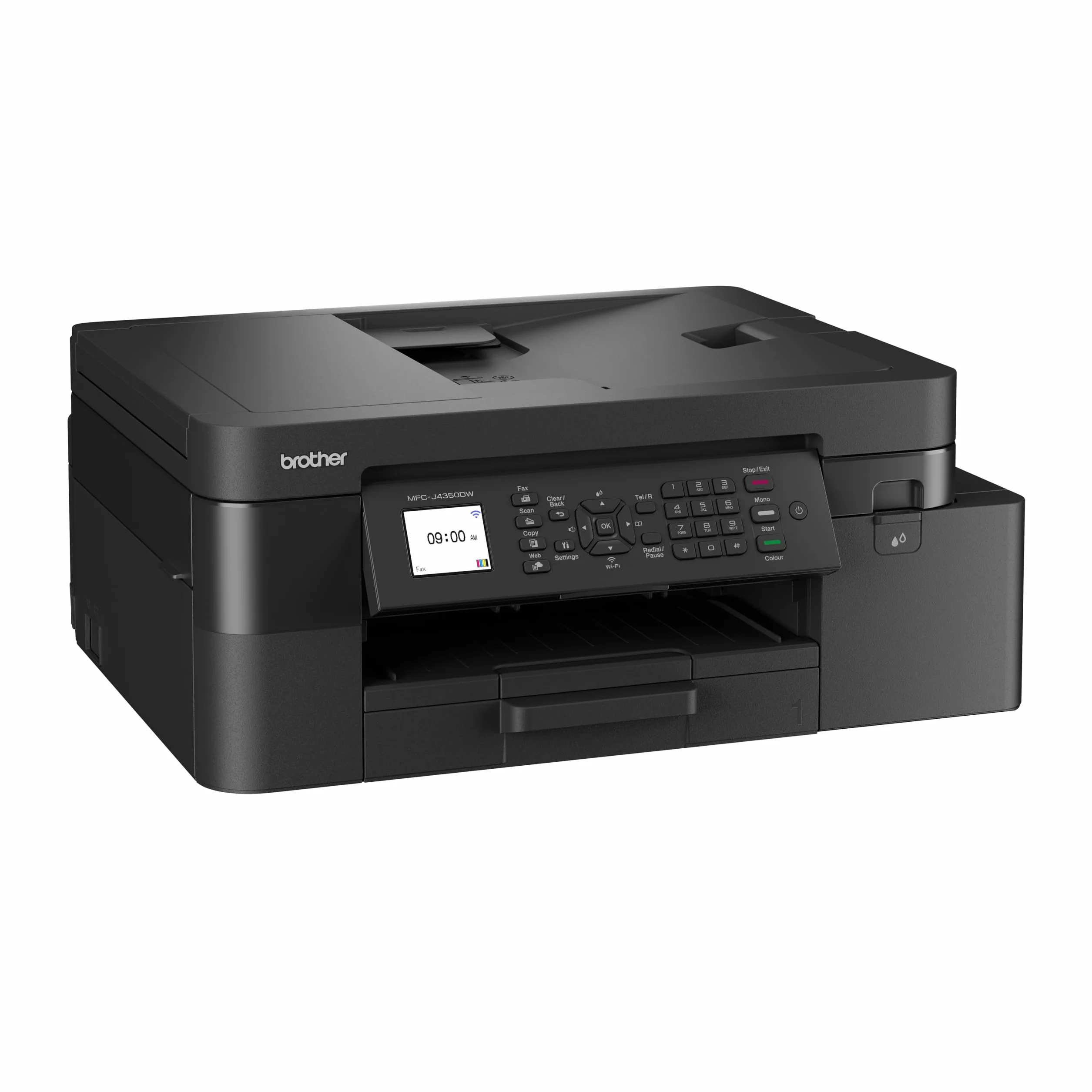 Brother MFCJ4350DW Impresora Multifunción de Tinta WiFi y WiFi Direct con Altas Prestaciones, Dúplex y Fácil Configuración, Negro