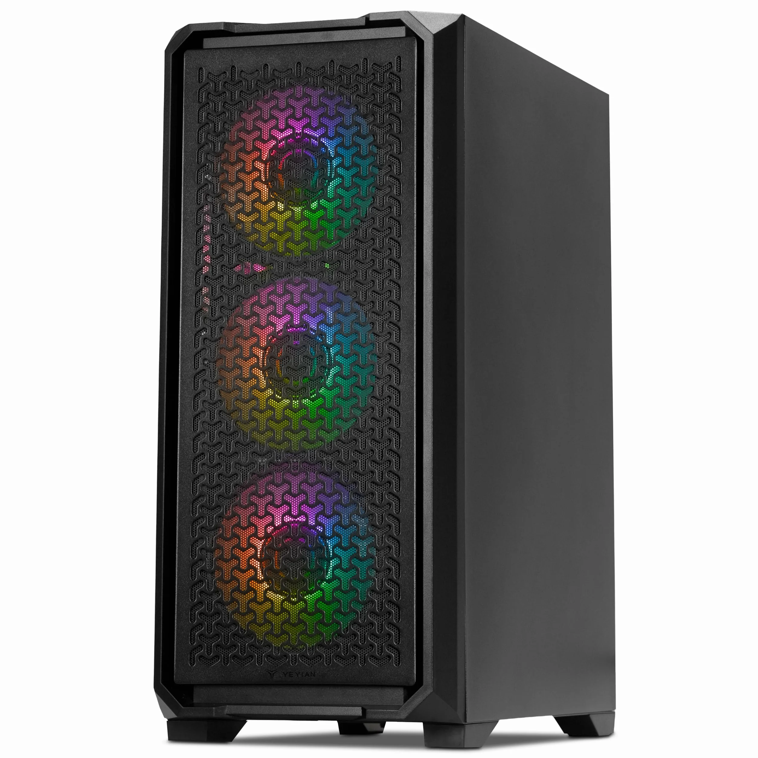 YEYIAN Gaming PC VaultESP | Intel i5-14400F 10-Core (4.7GHz Turbo) | NVIDIA RTX 5060 8GB GDDR7 | 32GB DDR5 6000MHz | 1TB NVMe SSD Gen4 | Windows 11 Pro
