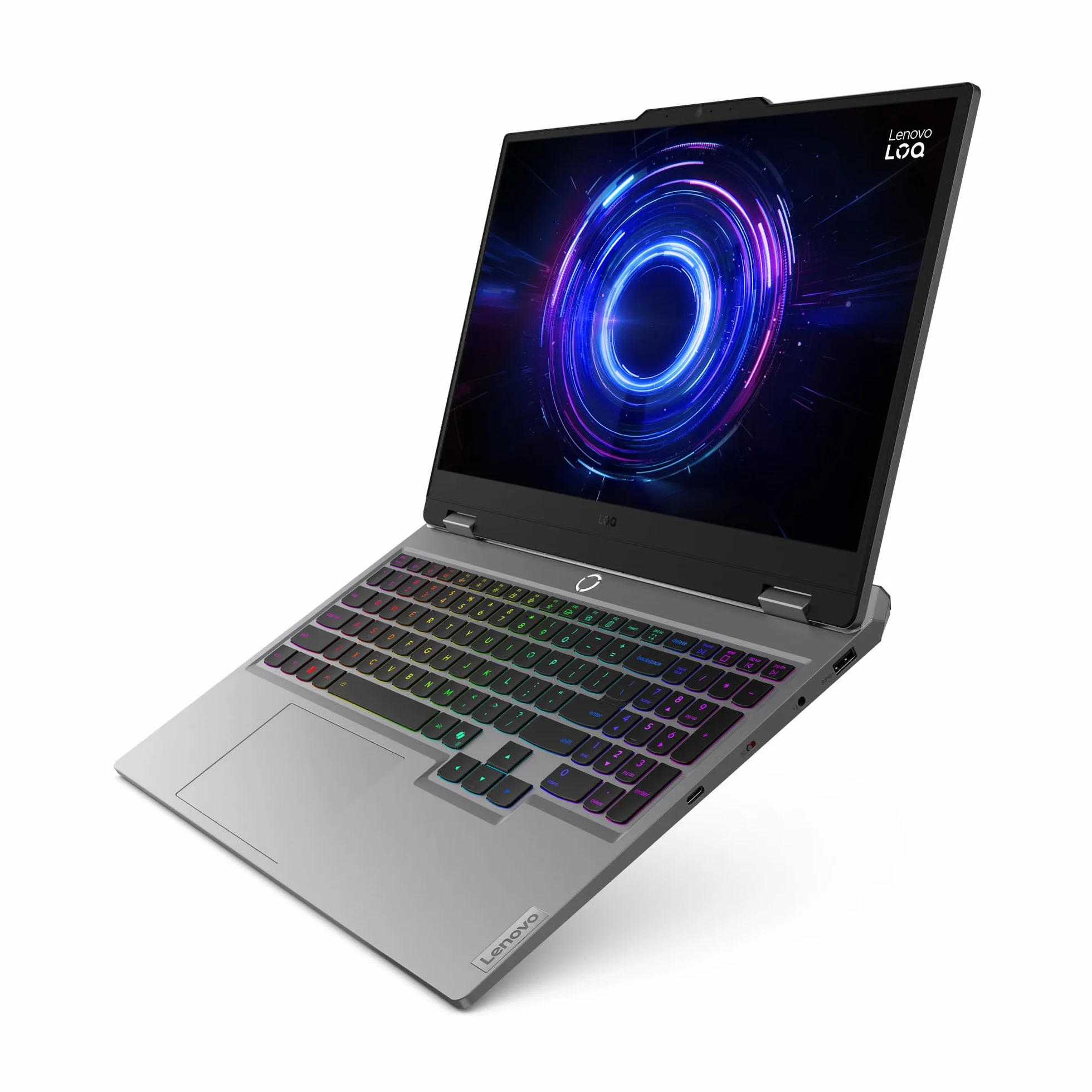 Lenovo LOQ Gen 10 - Portátil Gaming IA 15.6" FHD (Intel Core i7-13650HX, NVIDIA GeForce RTX 5060, 32 GB RAM, 1 TB SSD, 144 Hz, Wi-Fi 6, Sin Sistema Operativo) QWERTY RGB 24 Zonas Español - Gris
