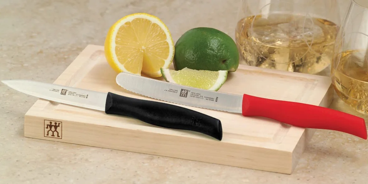 Zwilling TWIN GRIP Cuchillo puntilla Friodur 100 mm acero inoxidable mango sintético negro
