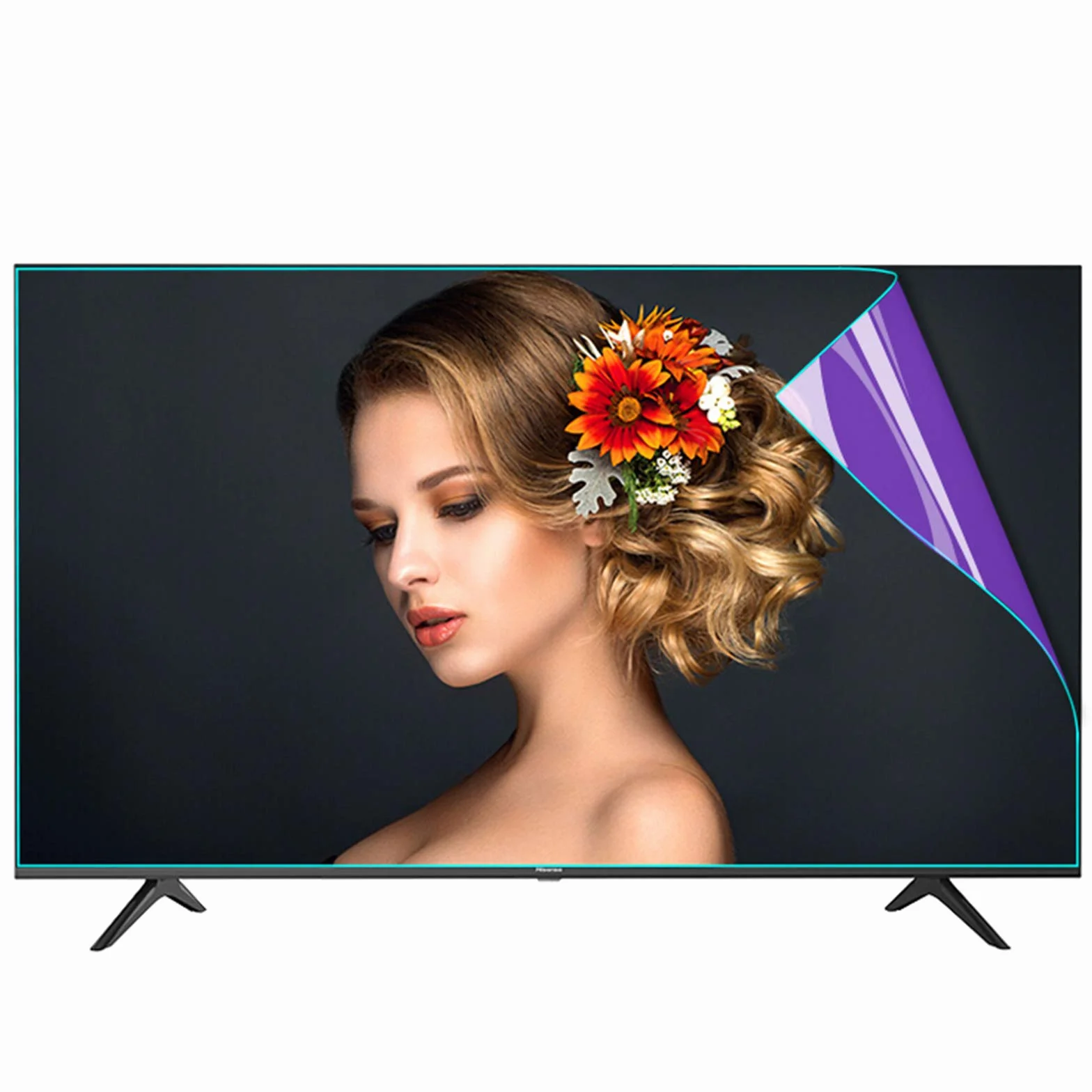Protector De Pantalla De TV Mate, Filtro Antireflejo/Luz Azul, Índice De Antirreflejos De hasta 90%, para Monitores De 32 A 75 Pulgadas,32" 704 * 395mm