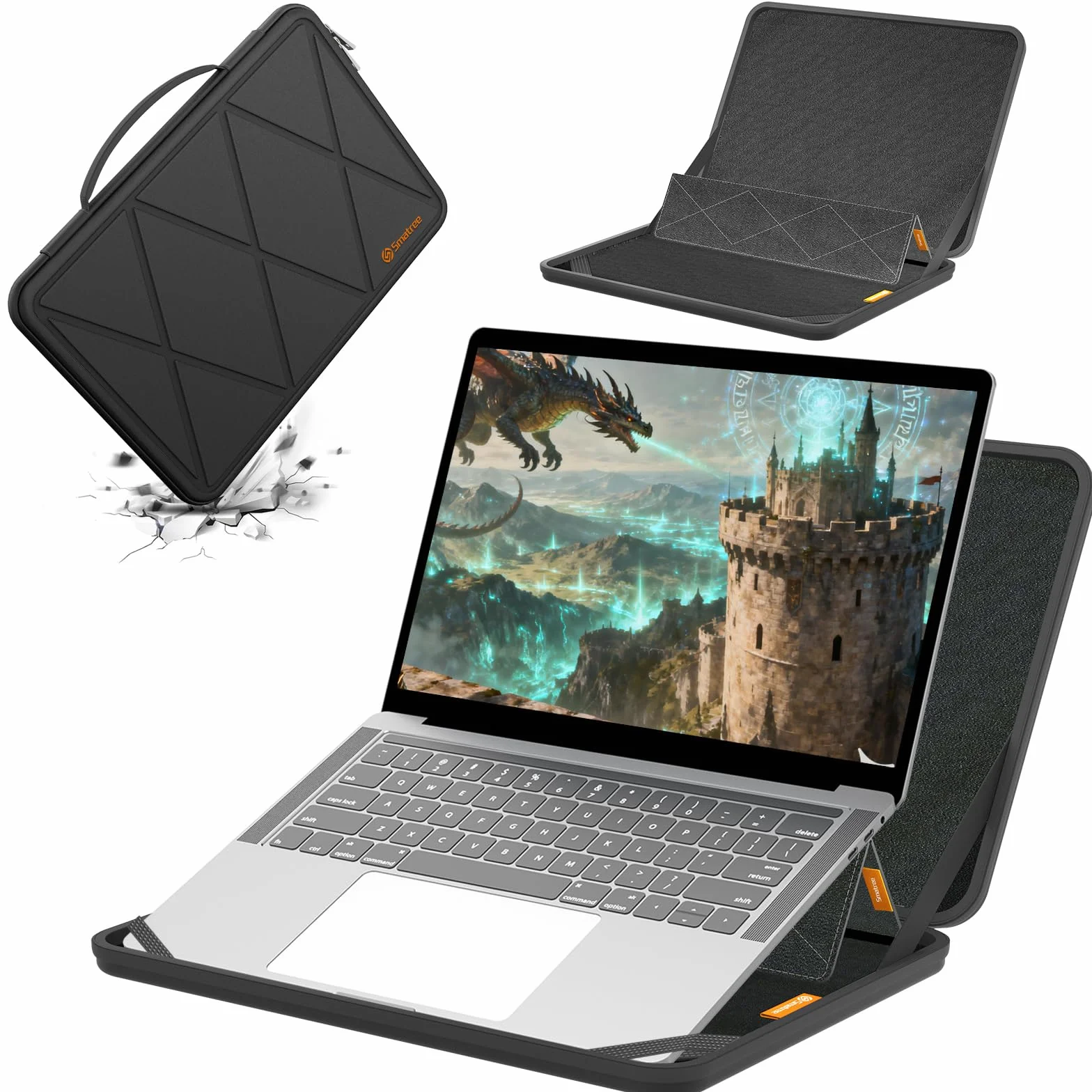 Smatree MS65 Protección rígida 14 Pulgadas Funda para portátil Compatible con MSI Cyborg 14 A13V/A13U/A13UCX, para Creator M14 A13V, para Venture 14/A14 AI+ Copilot+ PC,para Modern 14 H D13M