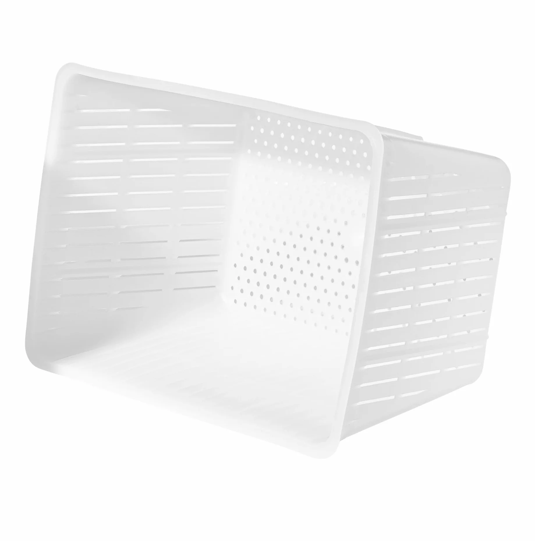 Molde de queso 16x12x11cm 1,5 kg Cestillo rectangular para queso cottage, ricotta, camembert y brie