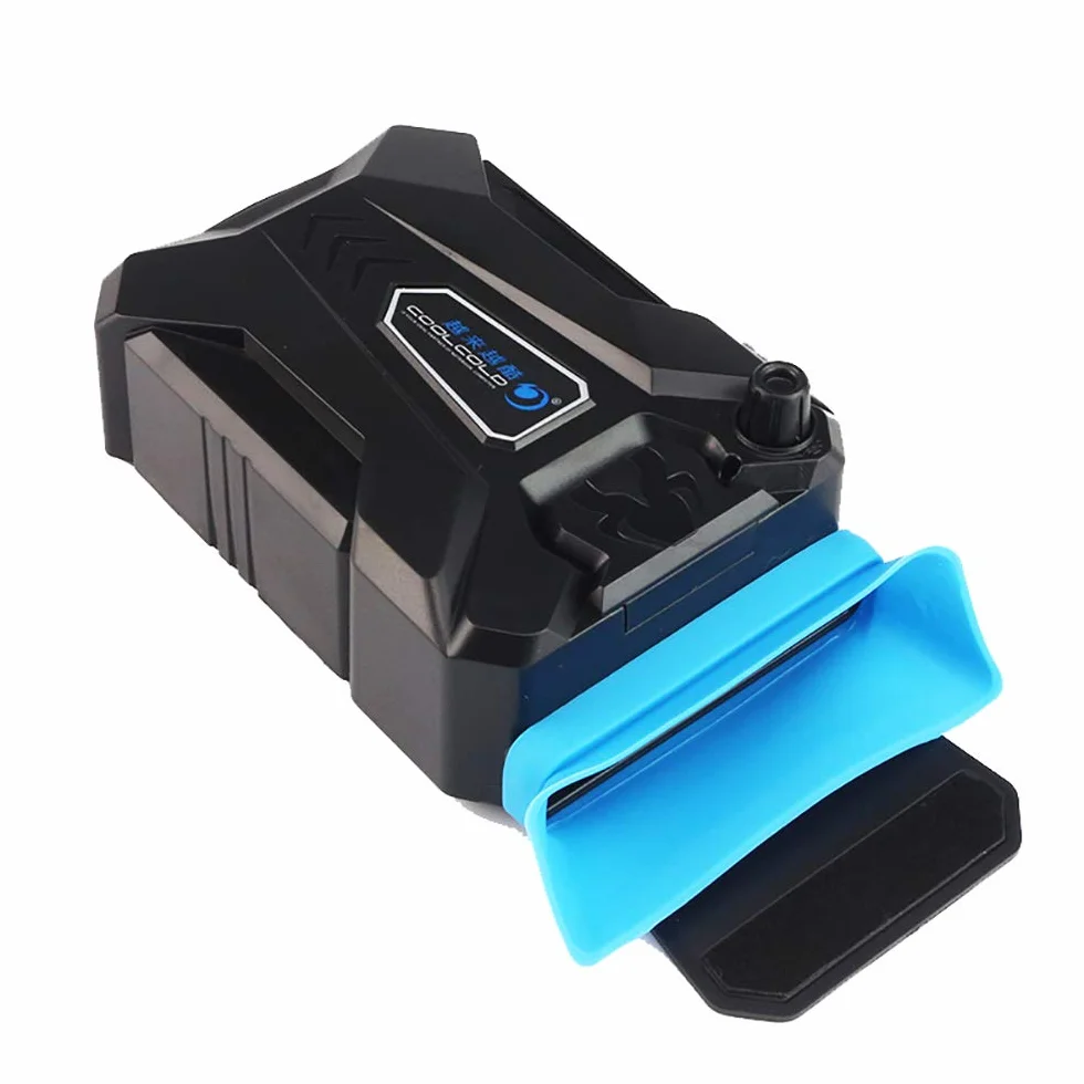 Coolcold Enfriador para Laptop con Velocidad Ajustable Ventilador Silencioso Diseño Portátil para Eficiente Reducción de Calor Alimentado por USB Compacto Ligero